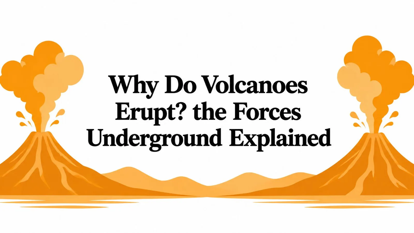 Why Do Volcanoes Erupt? the Forces Underground Explained