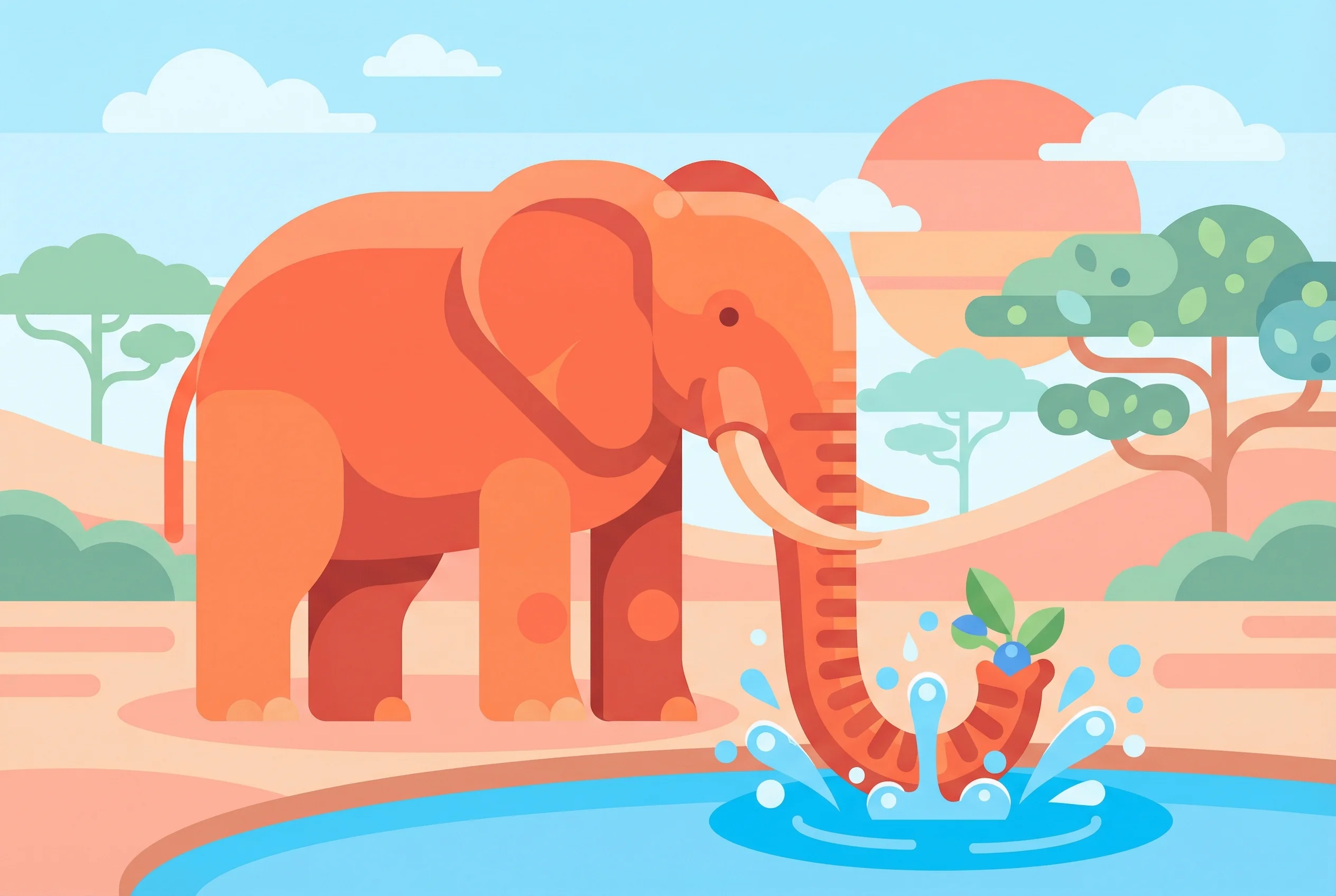 Why do elephants have trunks?