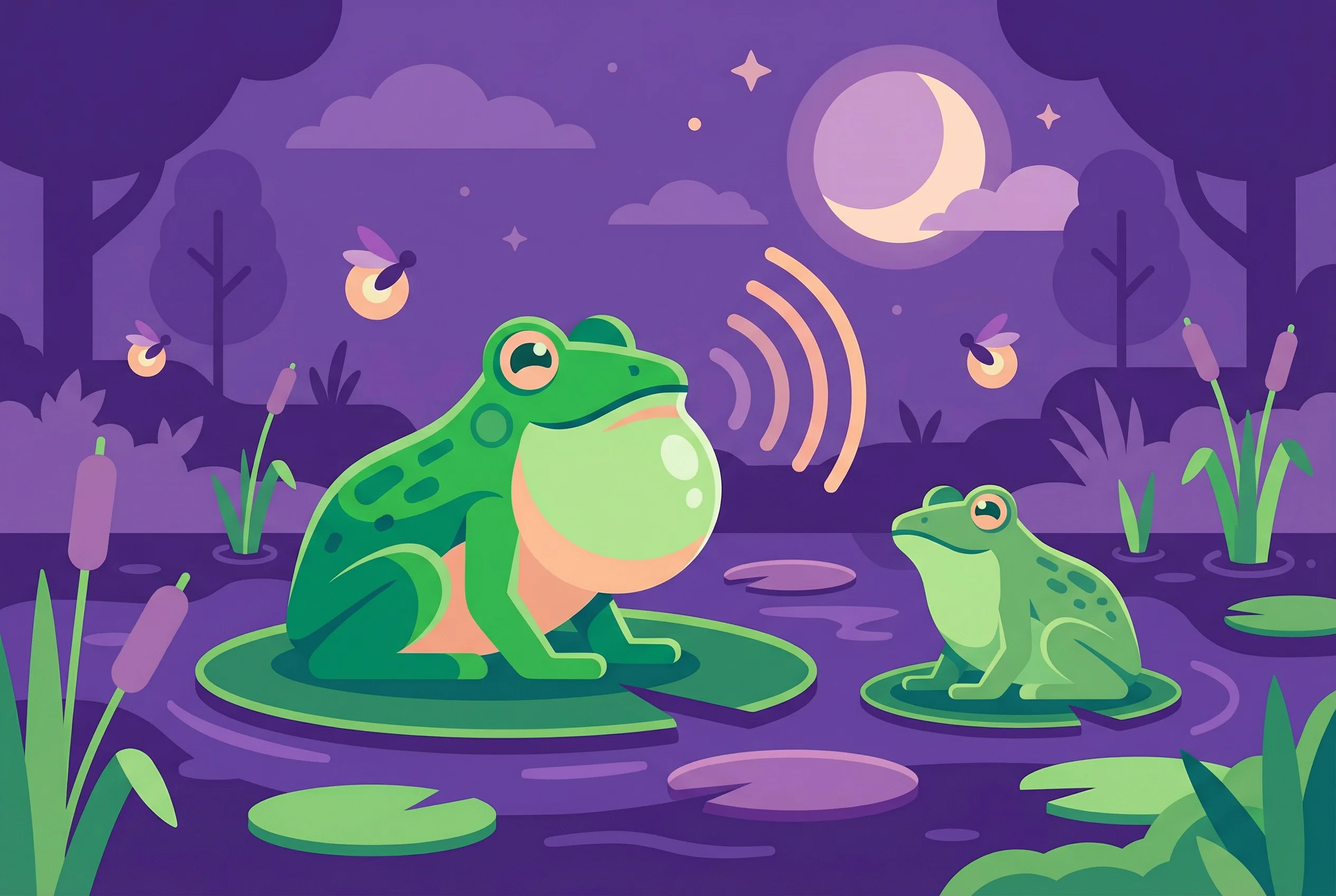 Why do frogs croak?