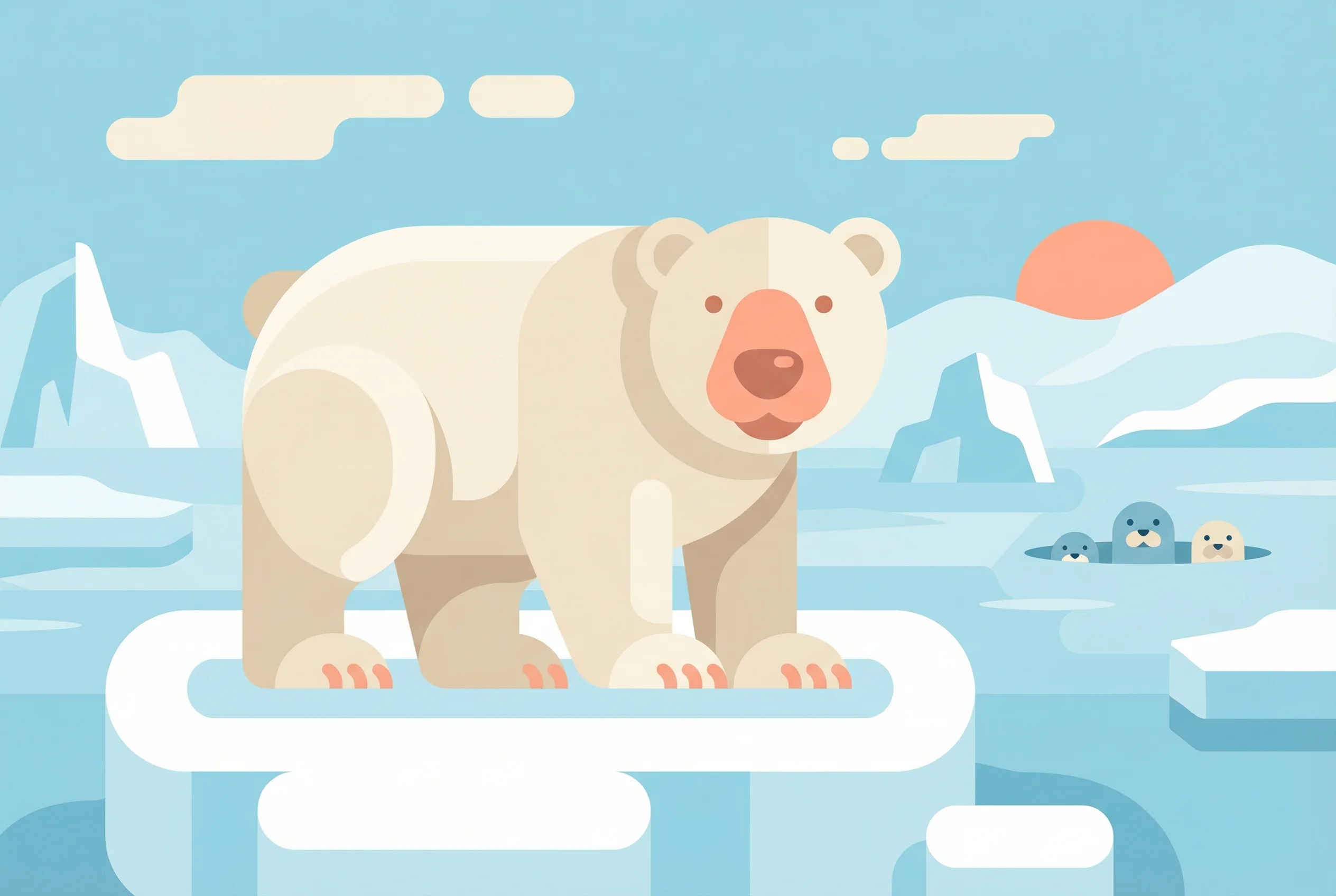 Why do polar bears have white fur?