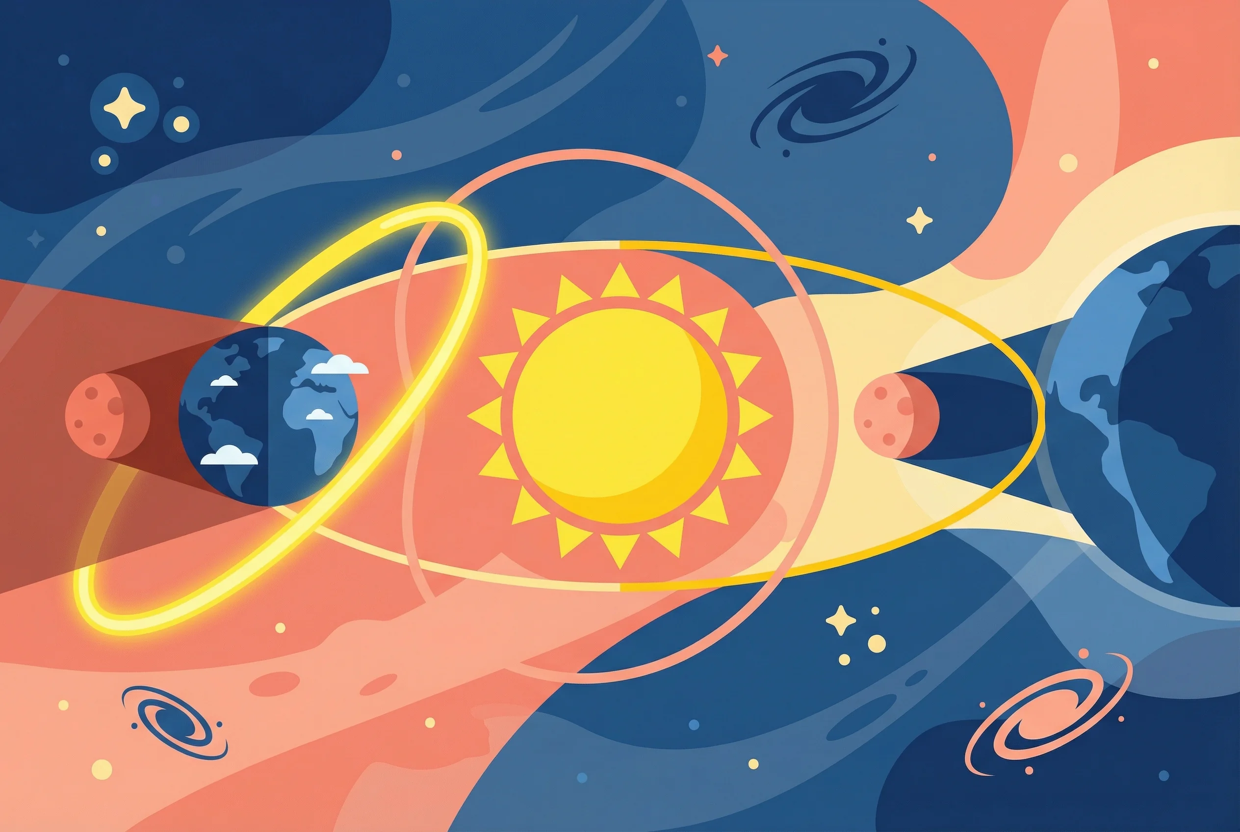 How do eclipses occur?