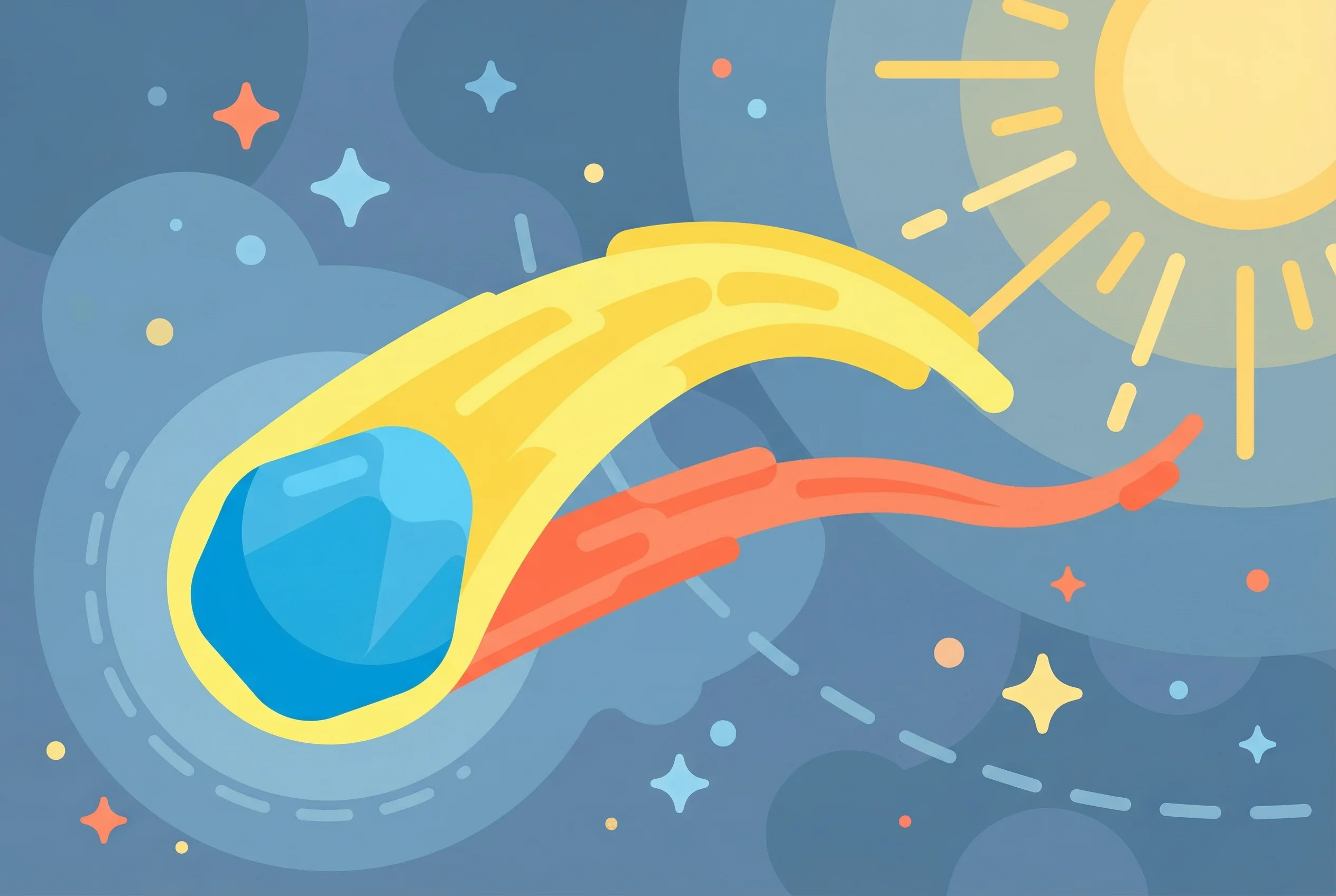 Why do comets have tails?