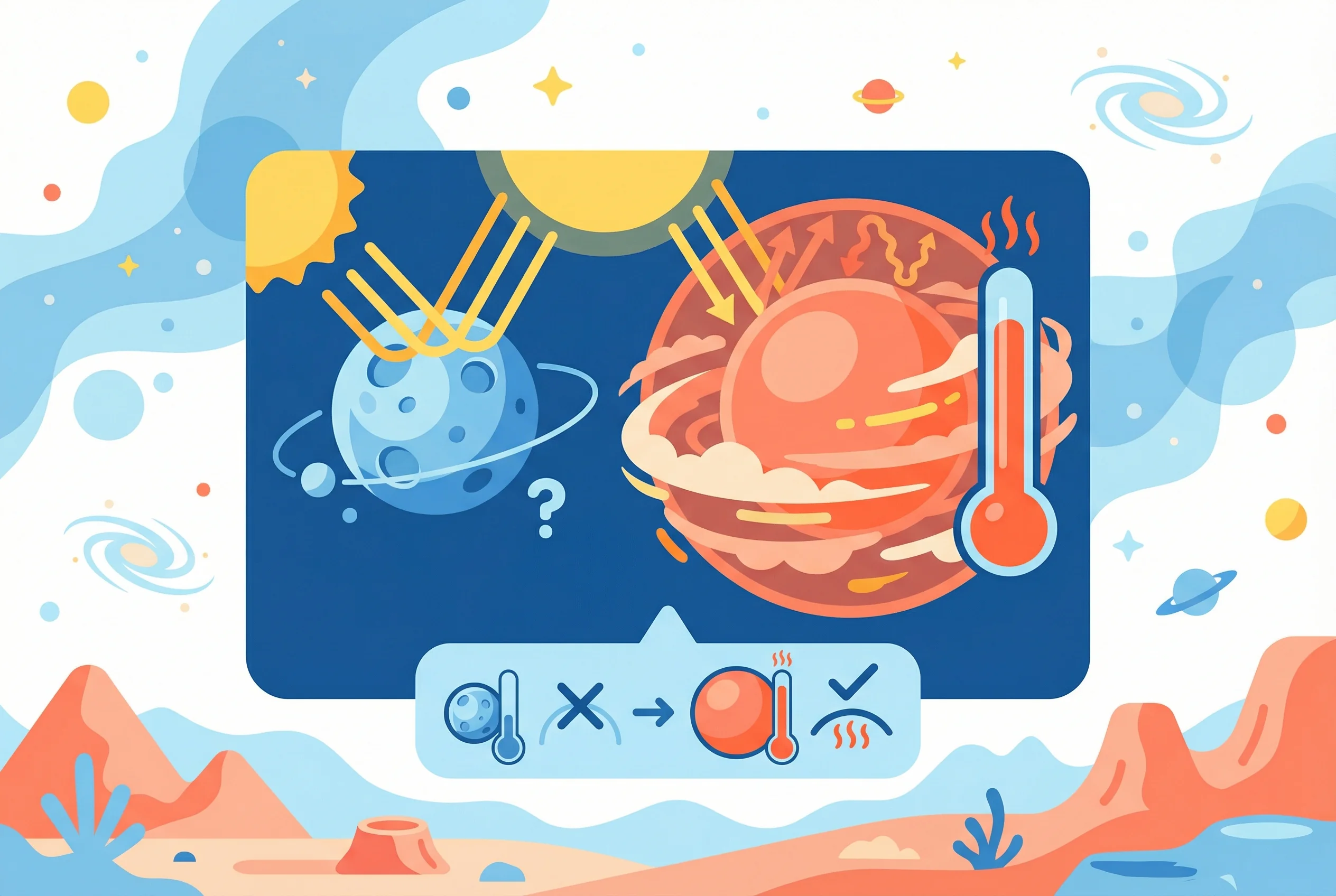 Why is Venus hotter than Mercury?