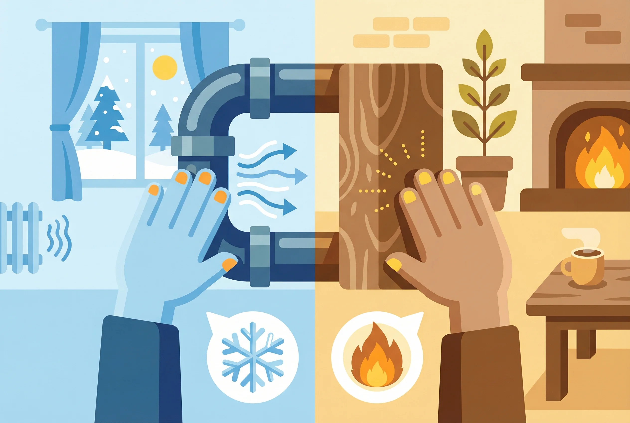 Why does metal feel colder than wood?