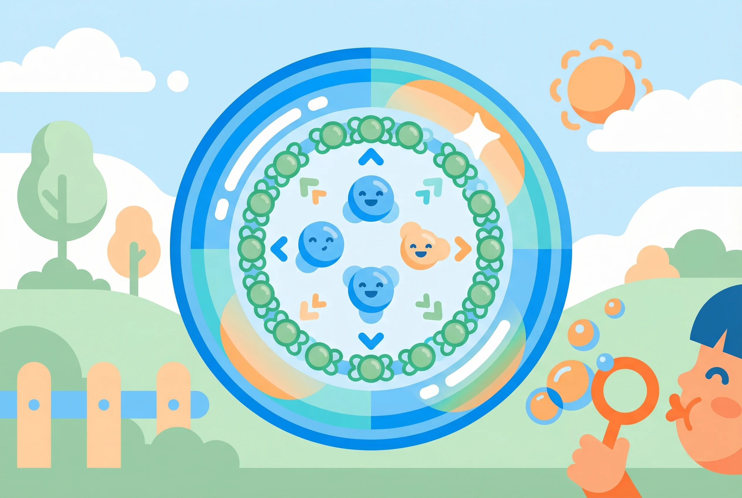Why are soap bubbles always round?