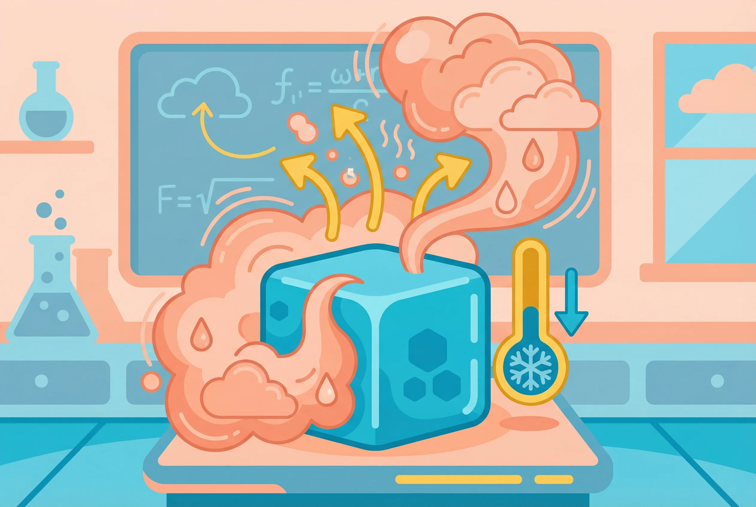 Why does dry ice smoke?