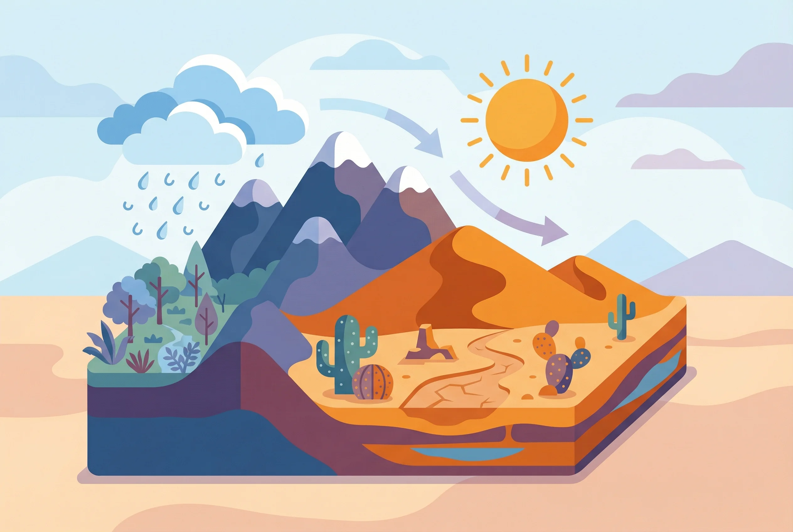 Why do deserts exist?