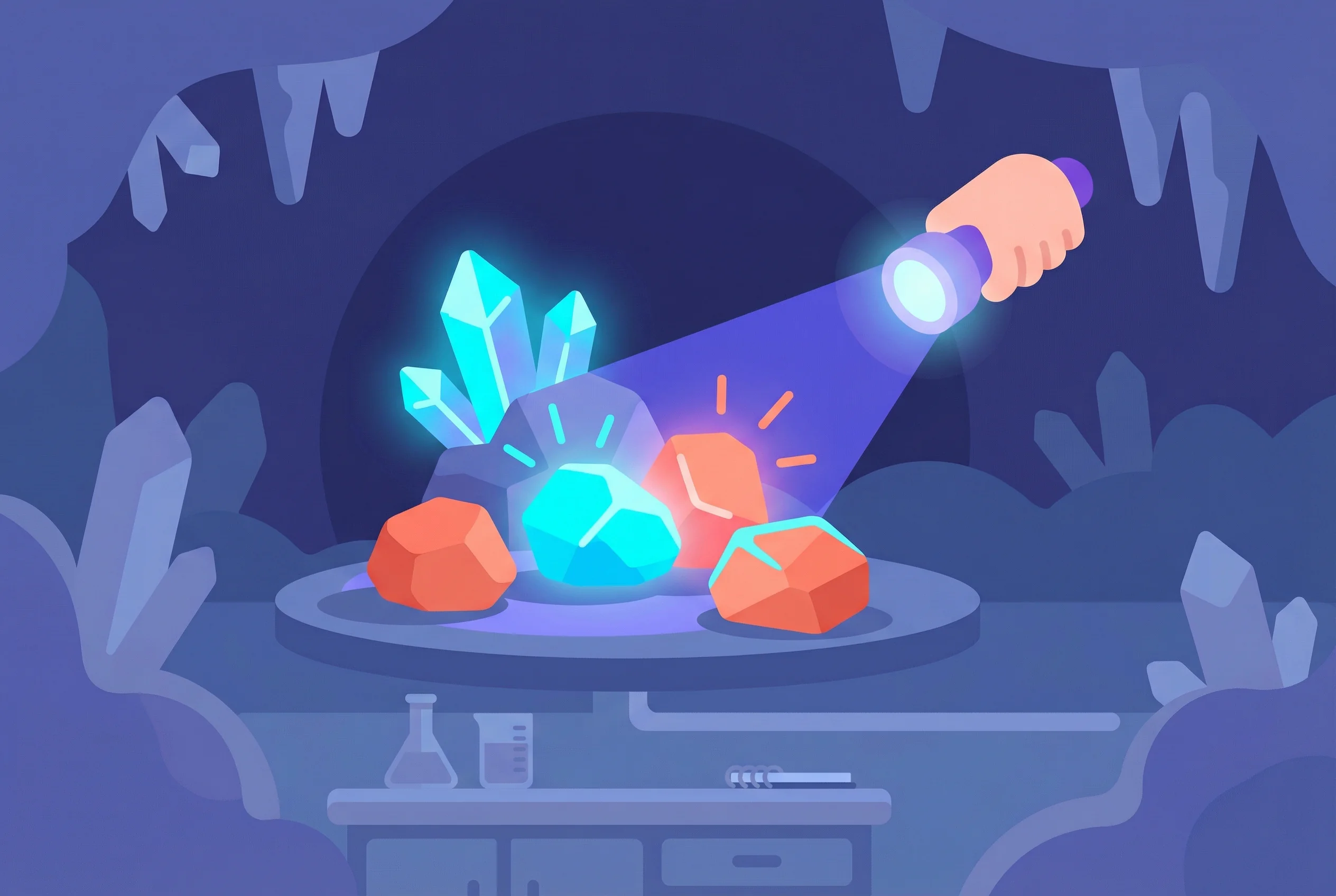 Why do some rocks glow under UV light?