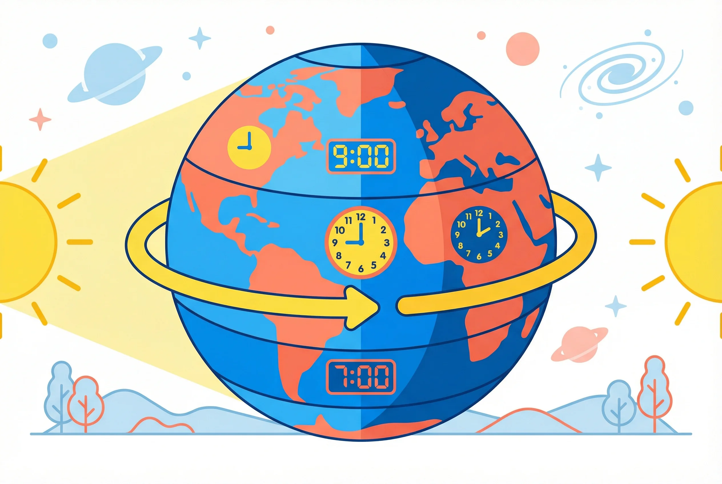 Why are time zones different?