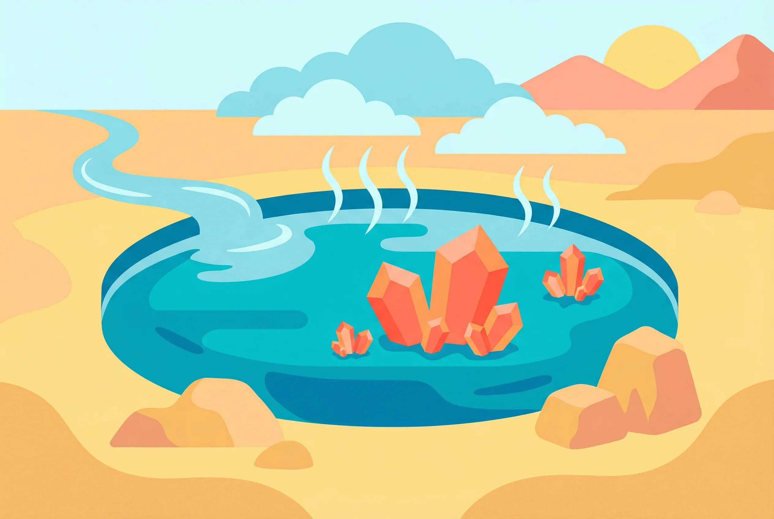 Why are some lakes salty?