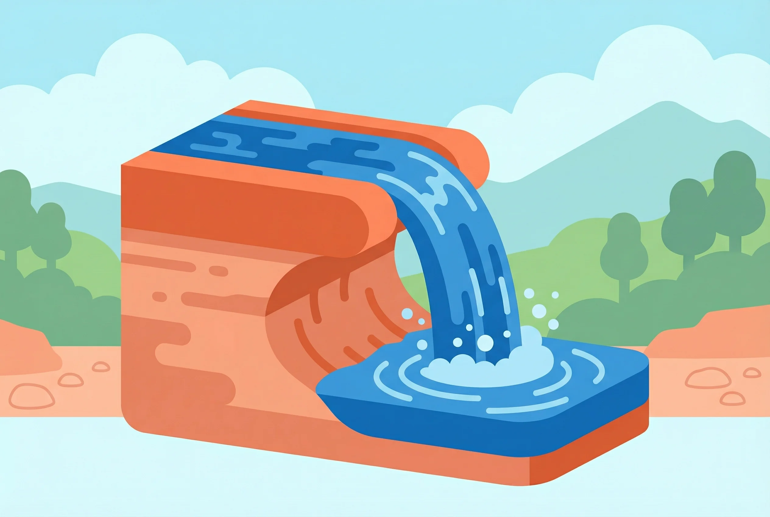 Why do waterfalls exist?