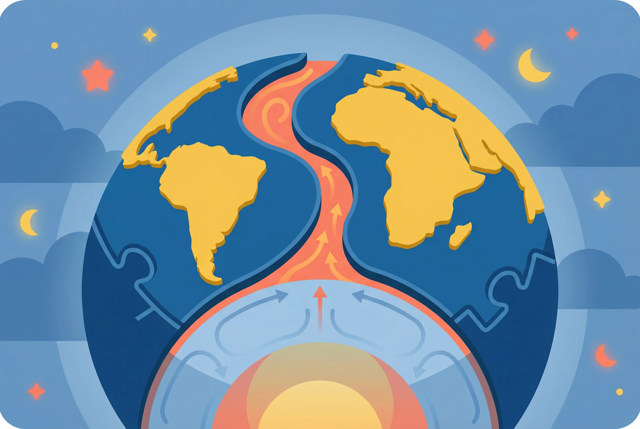 Why do continents fit like puzzle pieces?