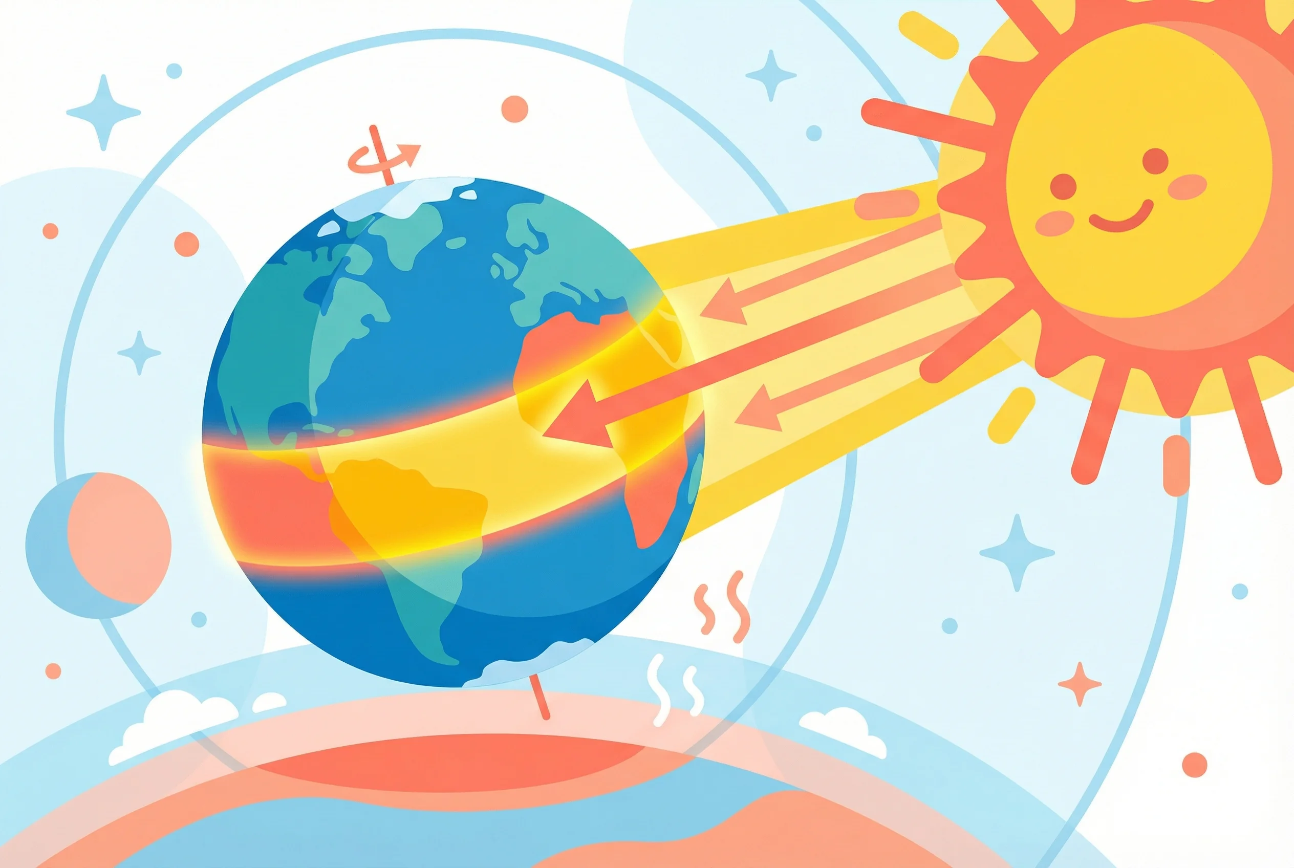 Why is the equator always warm?