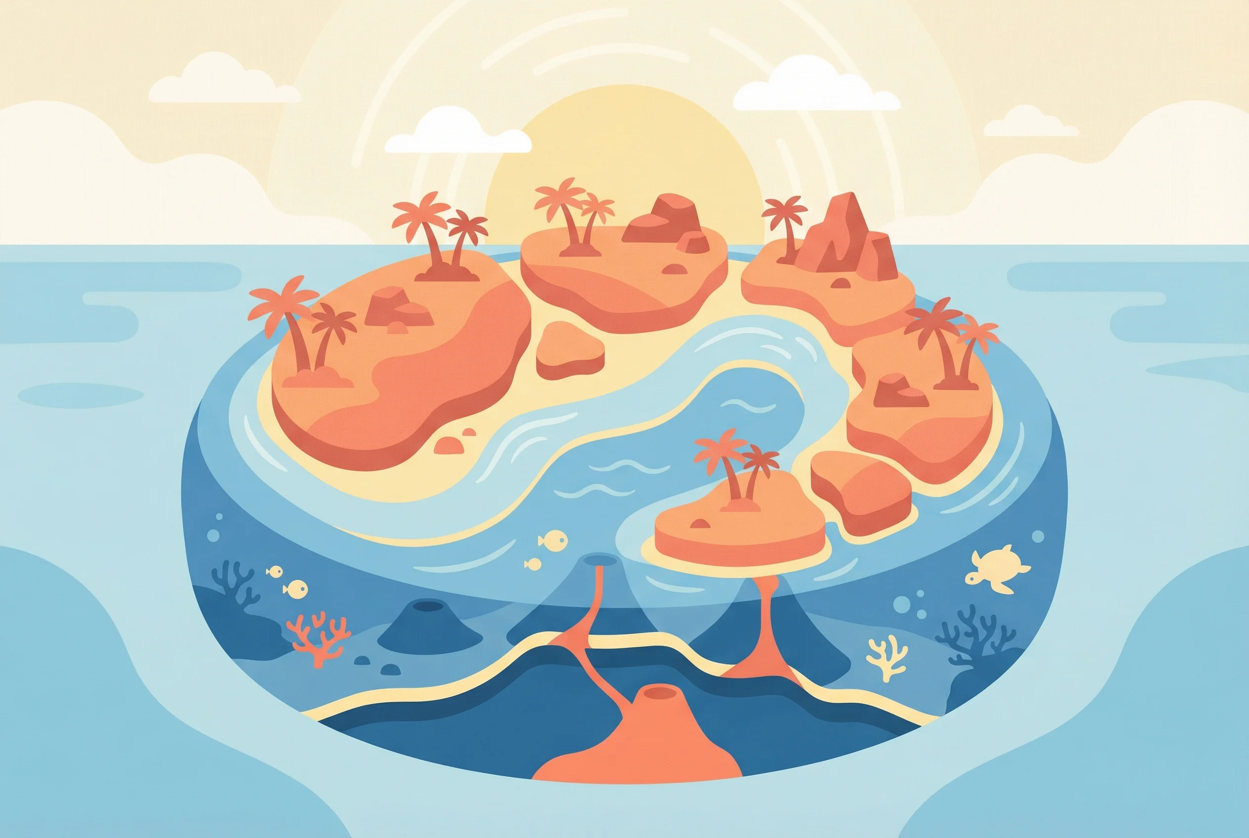Why are archipelagos grouped together?
