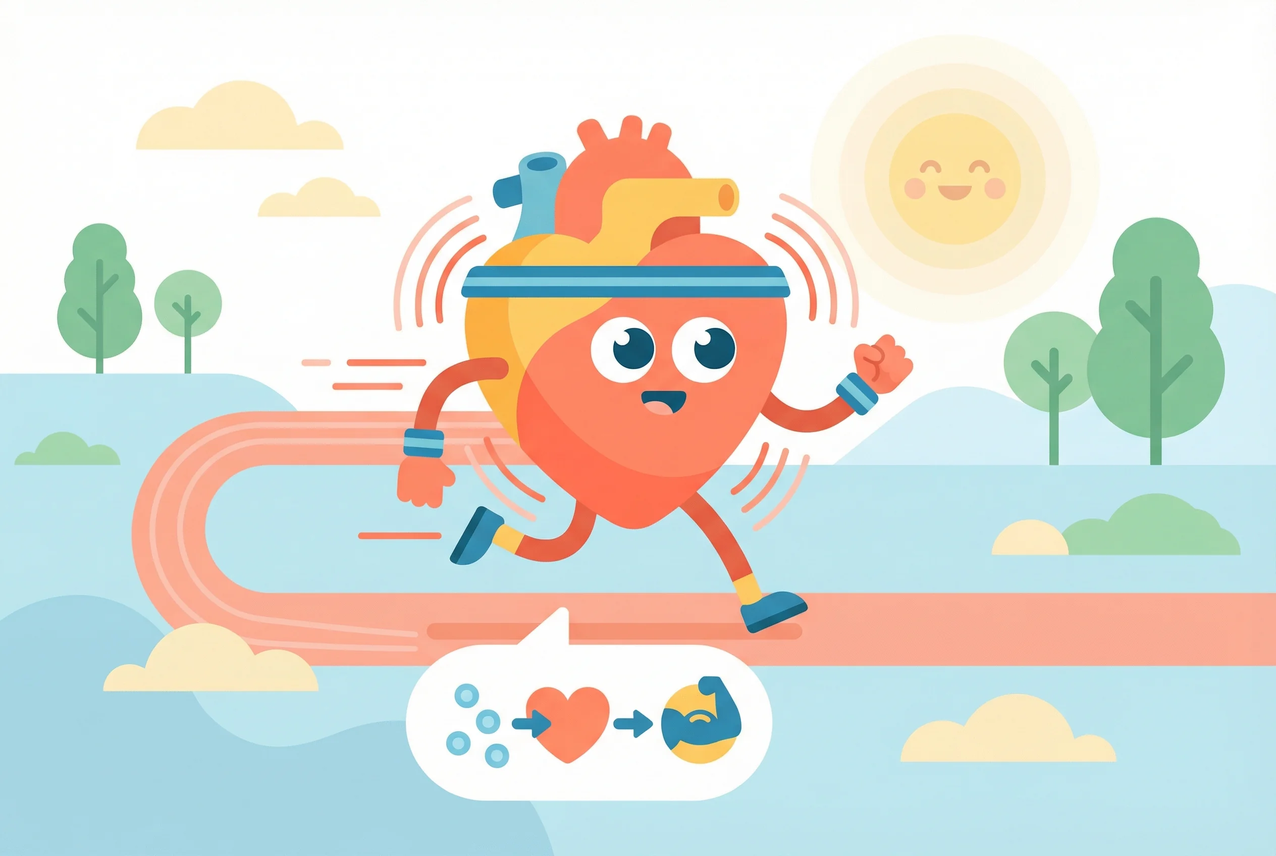 Why does our heart beat faster with exercise?