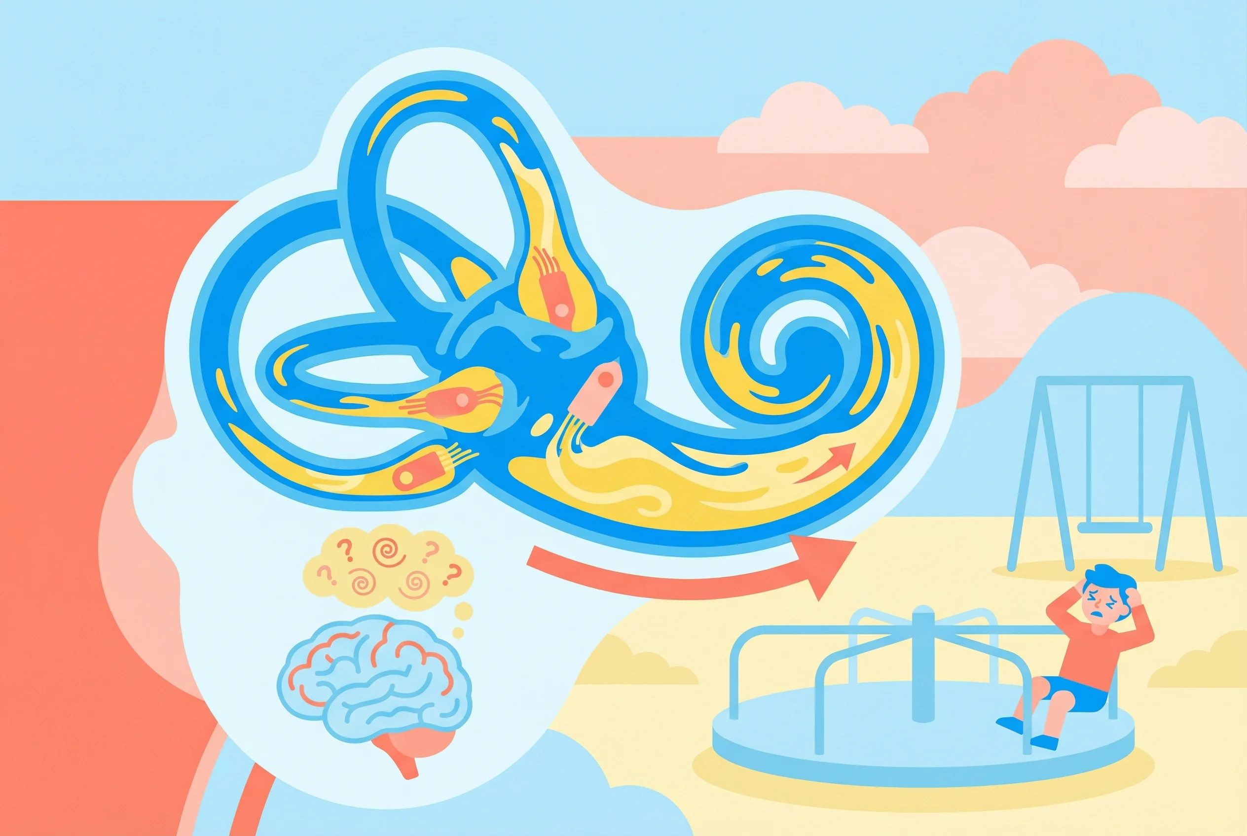 Why do we get dizzy when spinning?