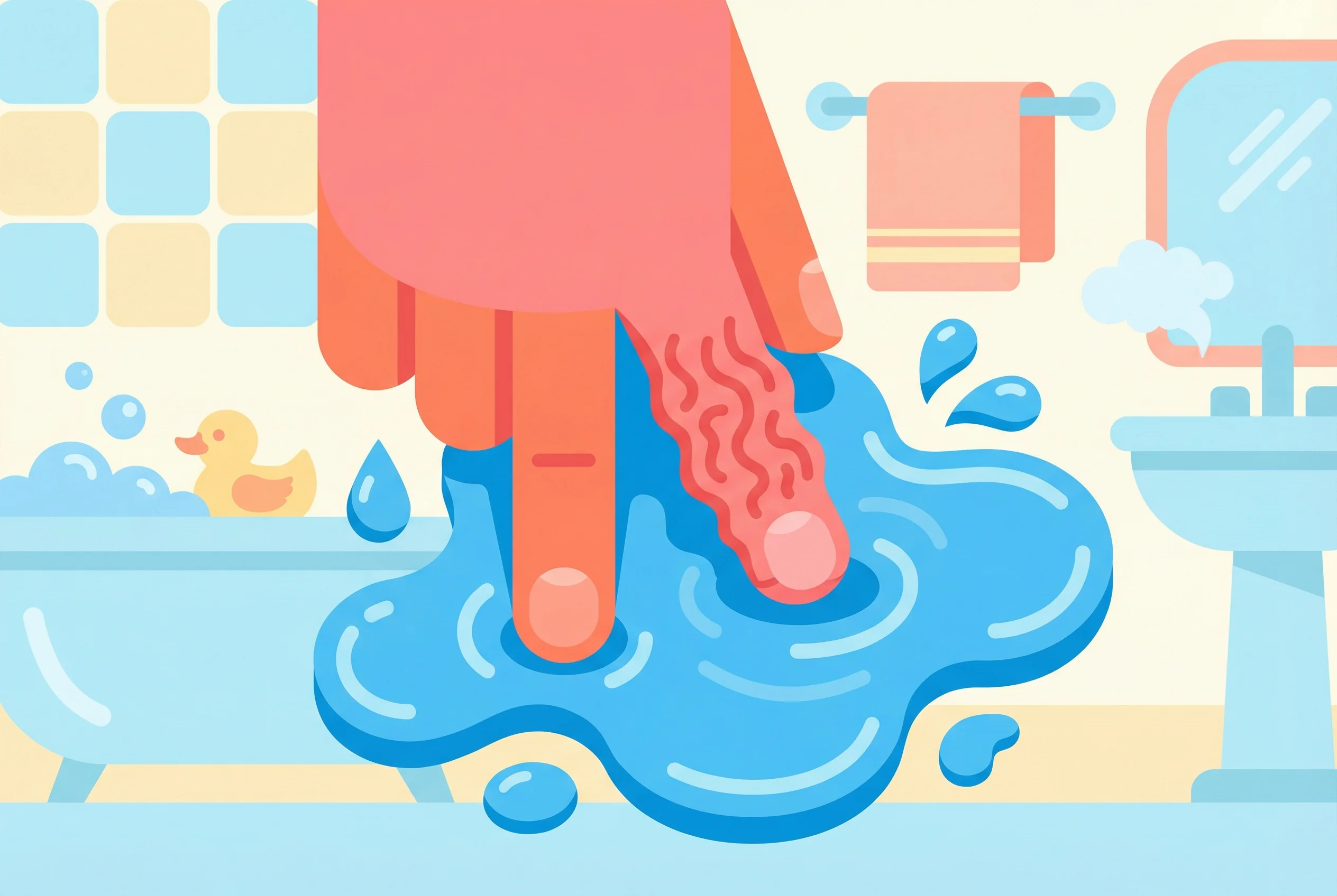 Why do fingers get pruney in water?