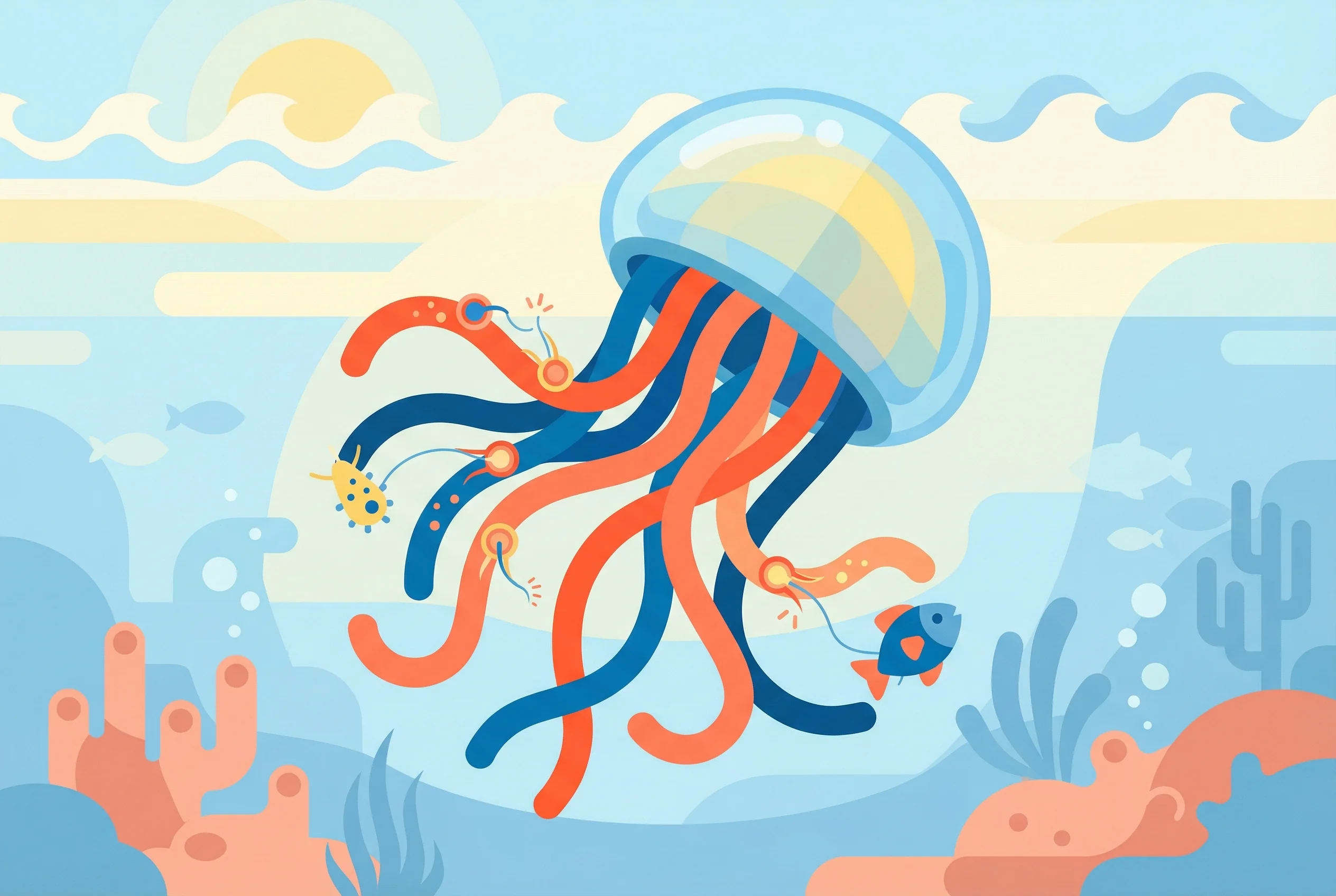 Why do jellyfish sting?
