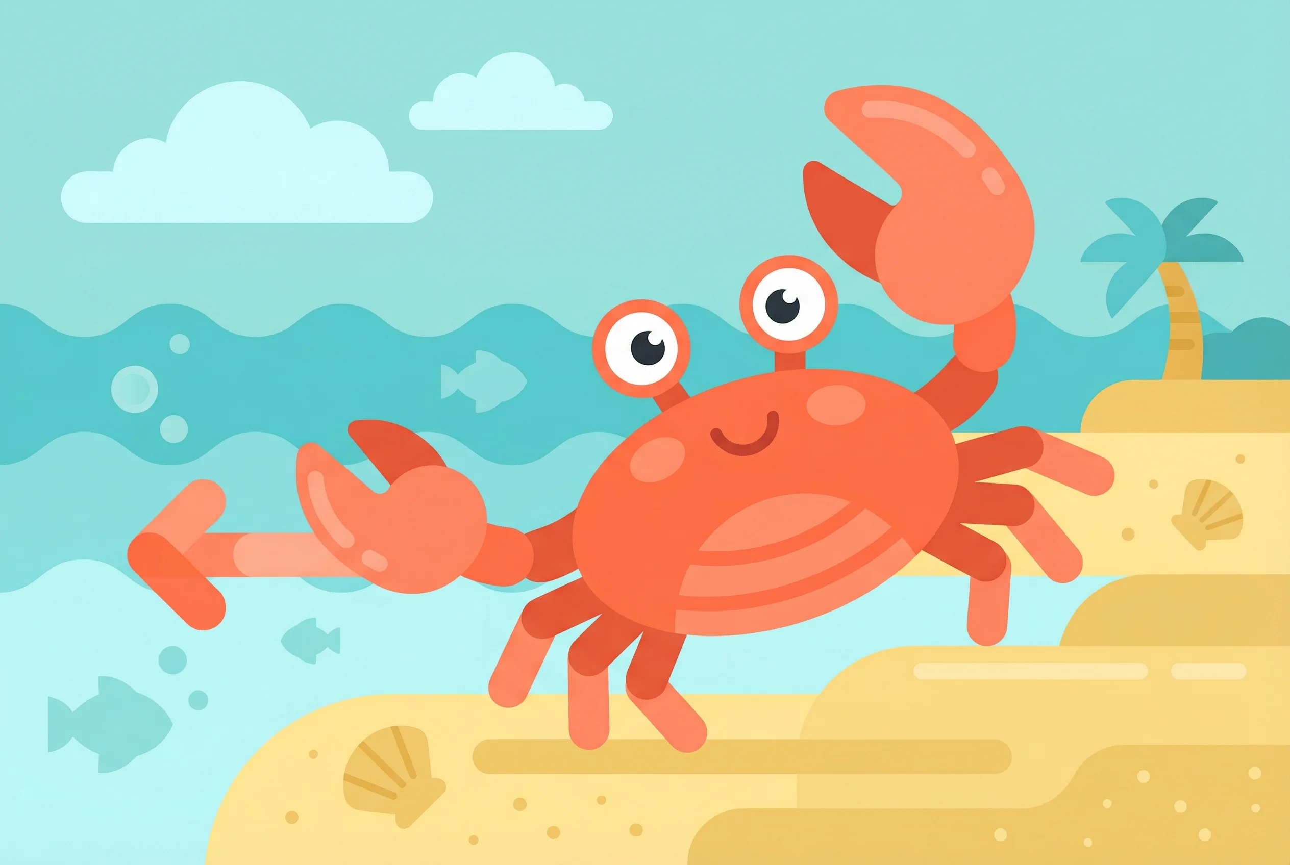 Why do crabs walk sideways?