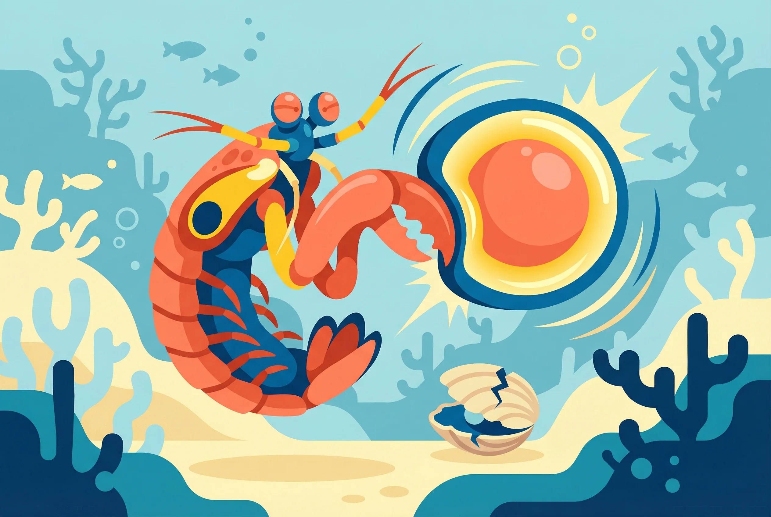 Why do mantis shrimp punch so hard?