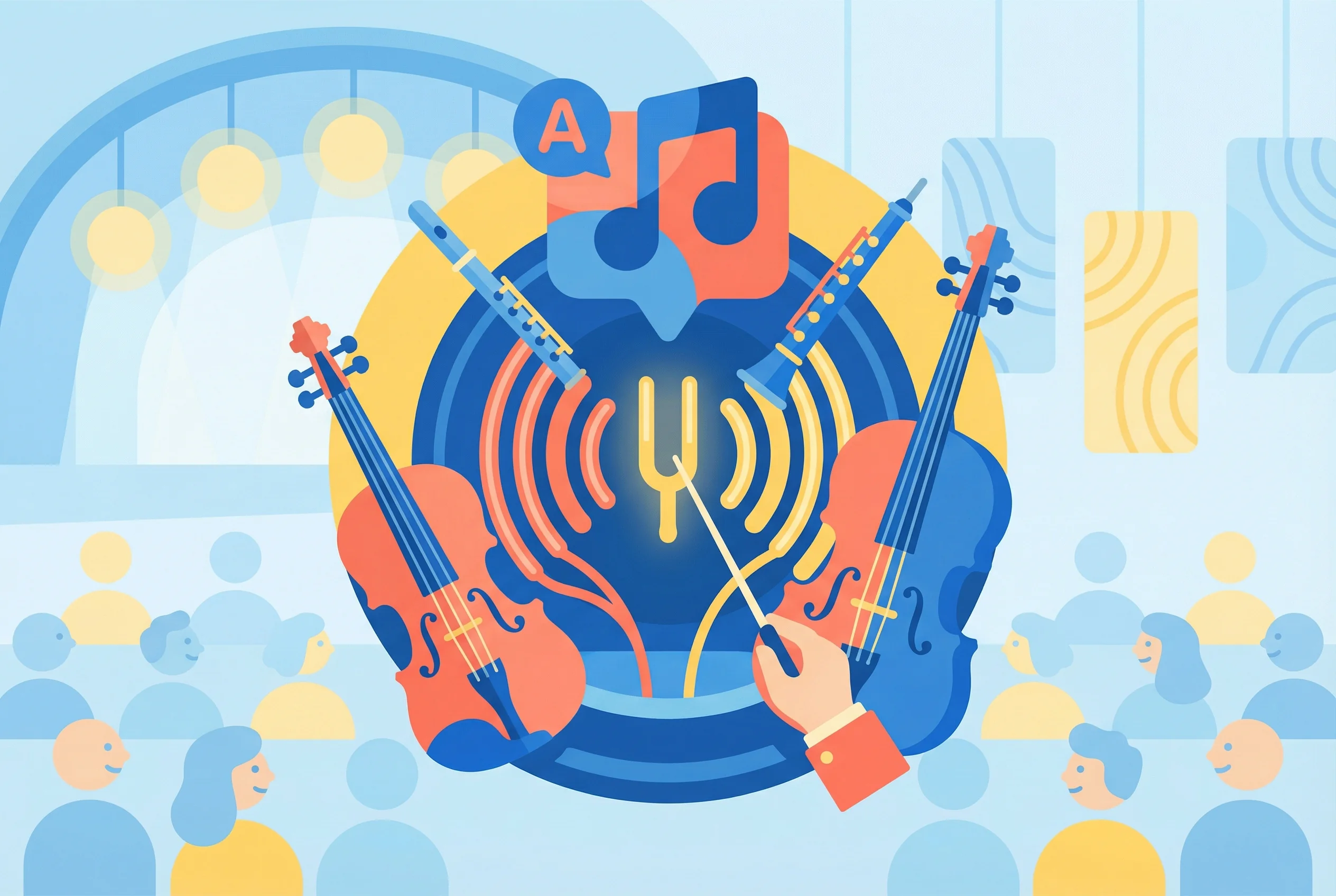 Why do orchestras tune to the same note?