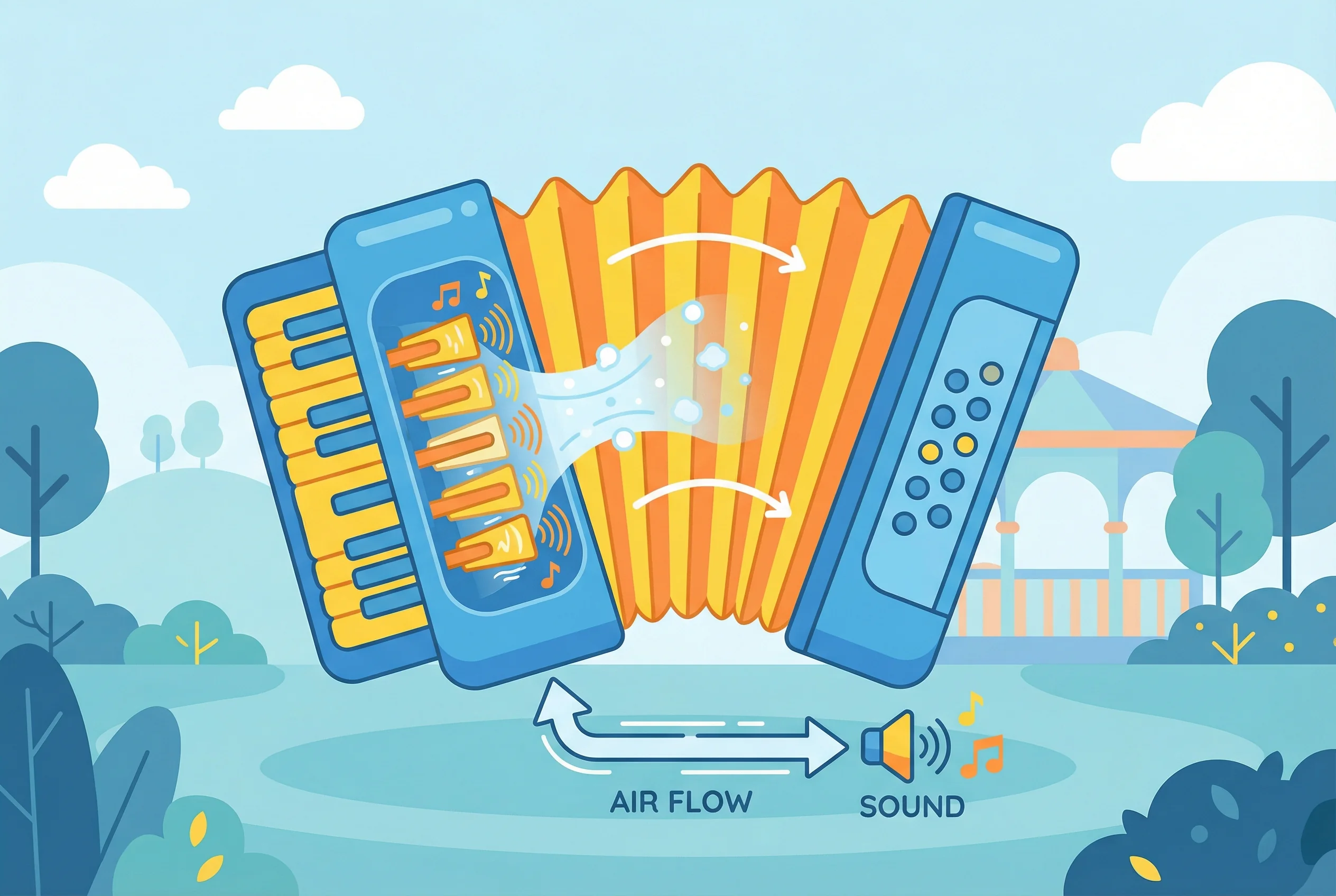 Why do accordions make sound?