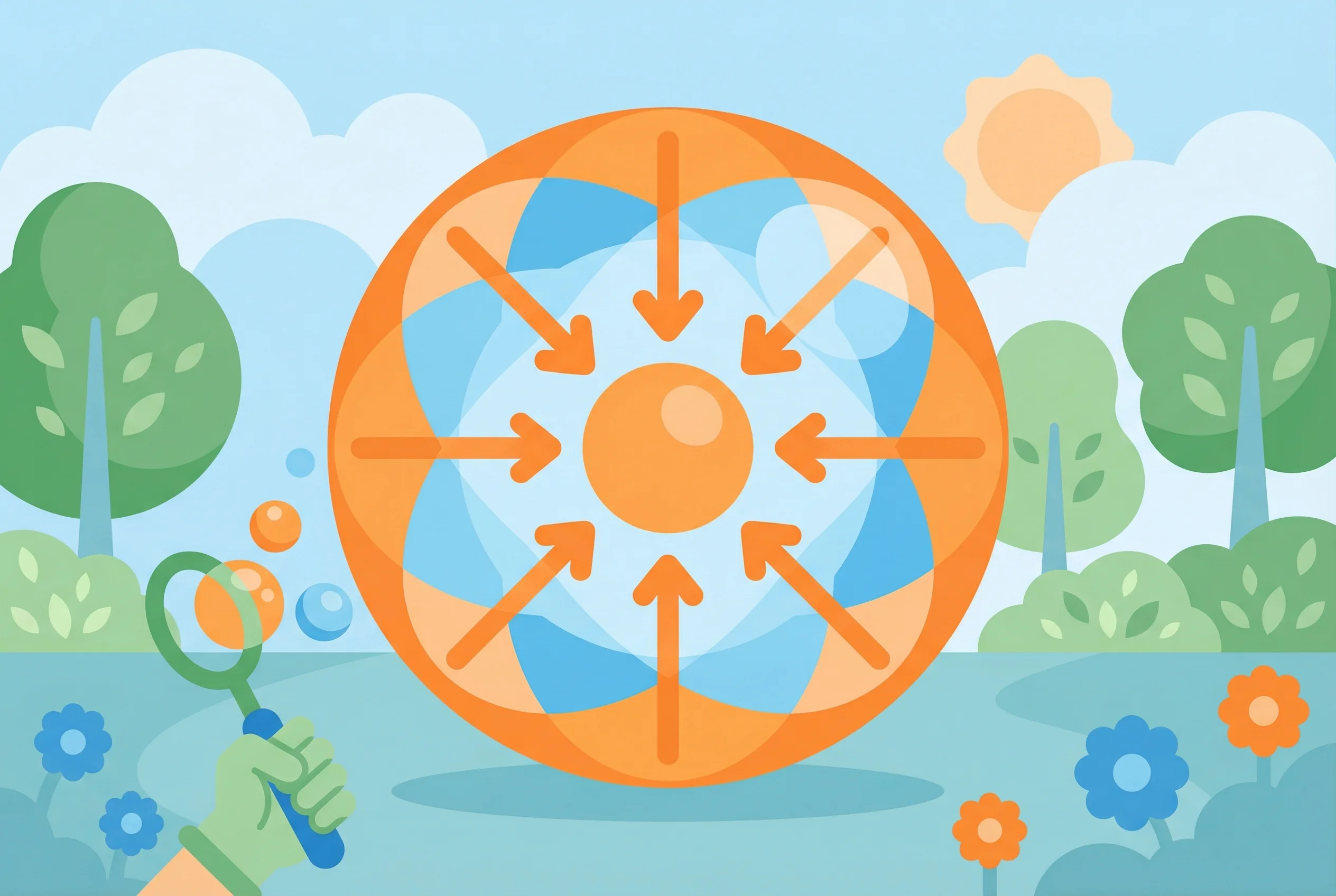 Why do bubbles always form spheres?