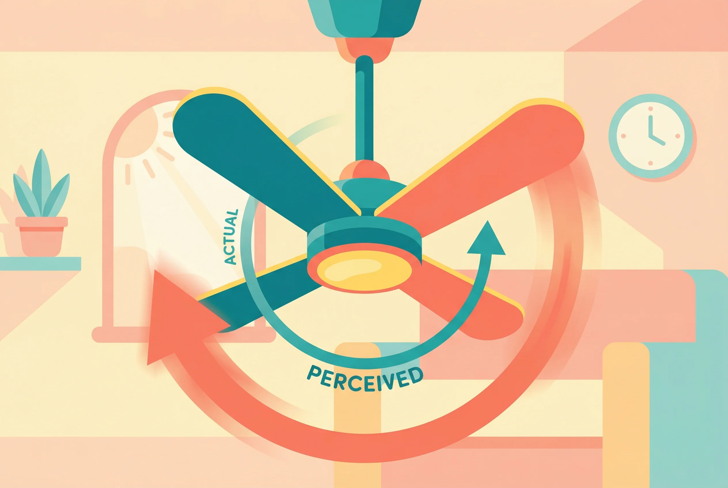 Why do fan blades look backward?