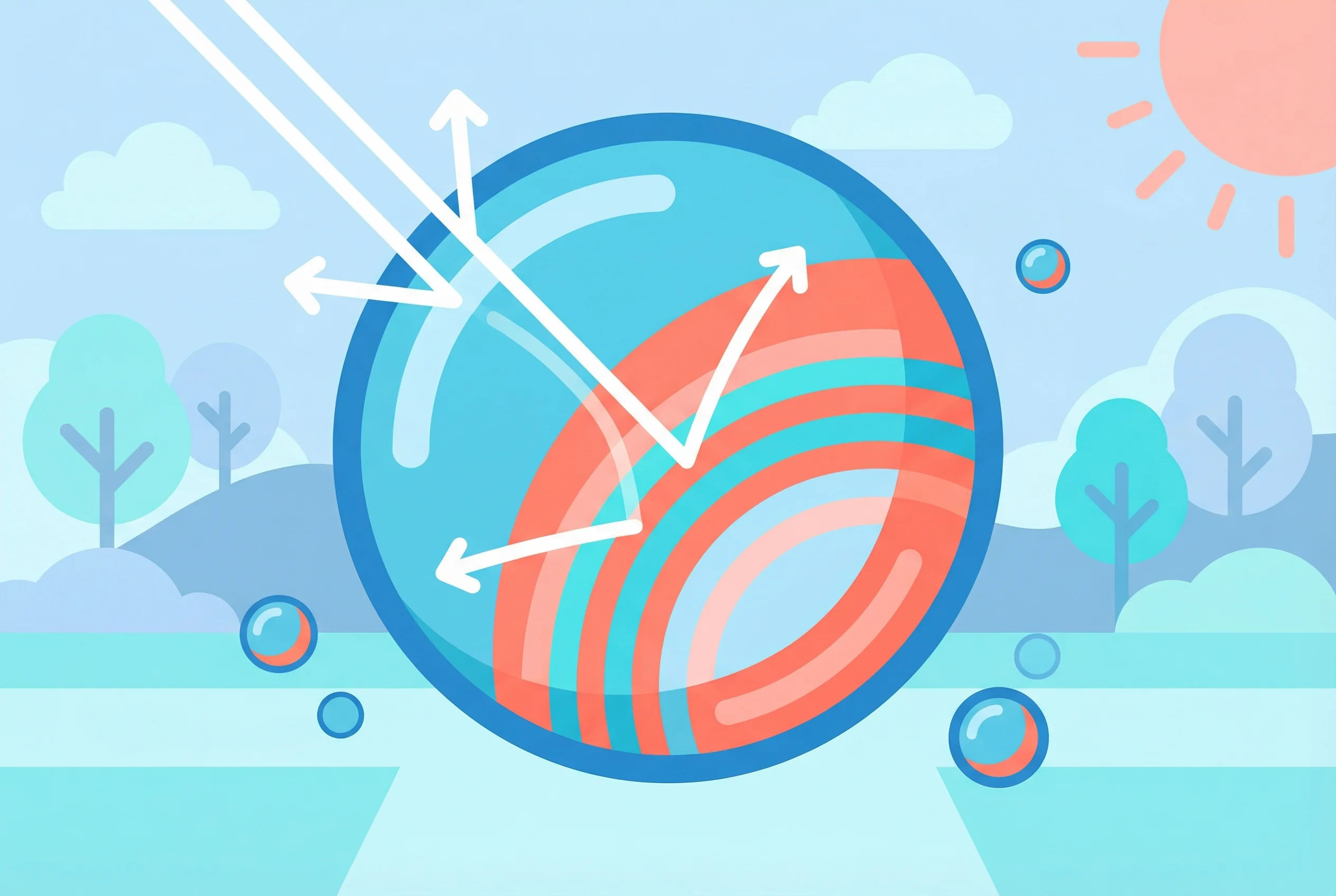 Why do soap bubbles have rainbow colors?