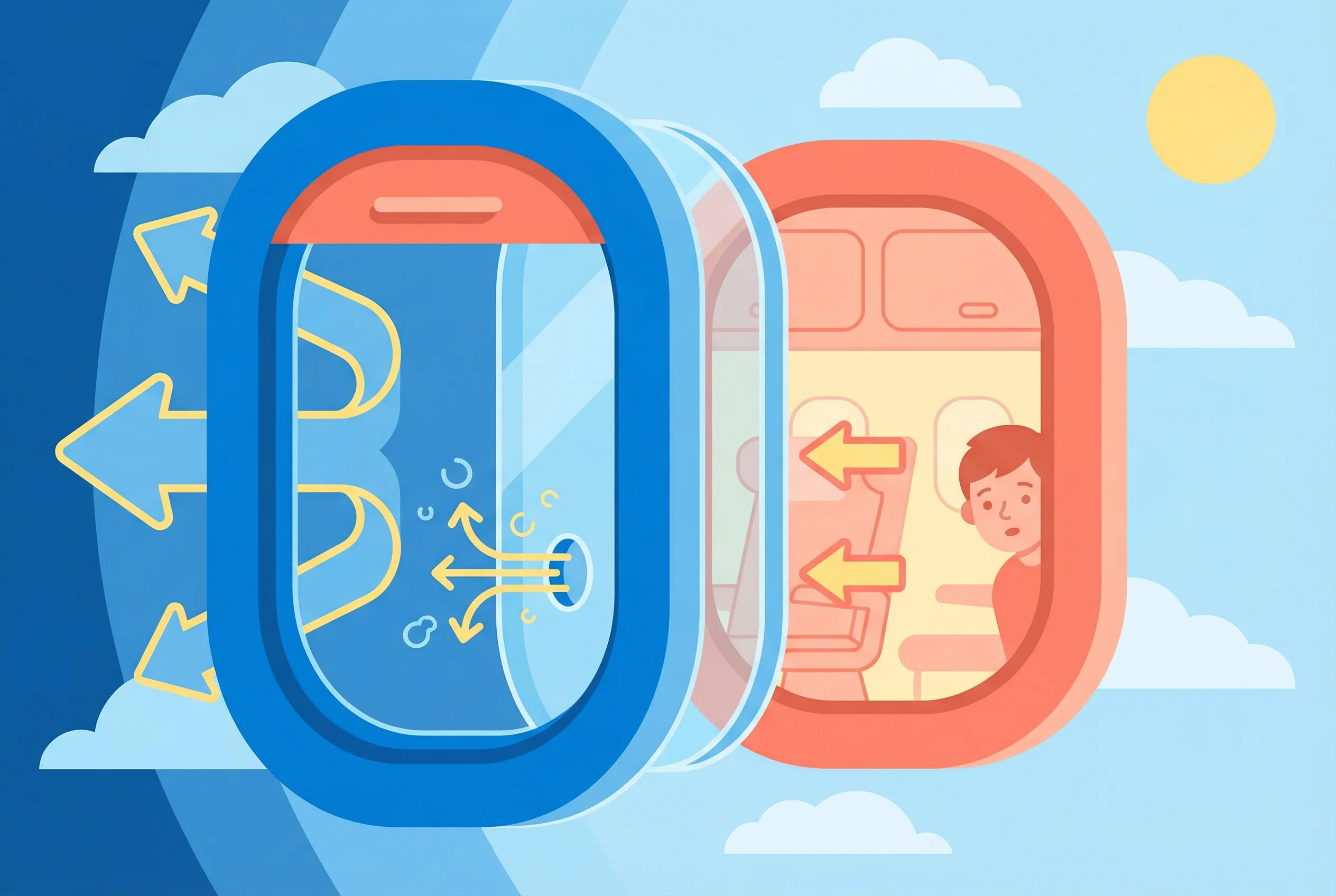 Why do airplane windows have tiny holes?