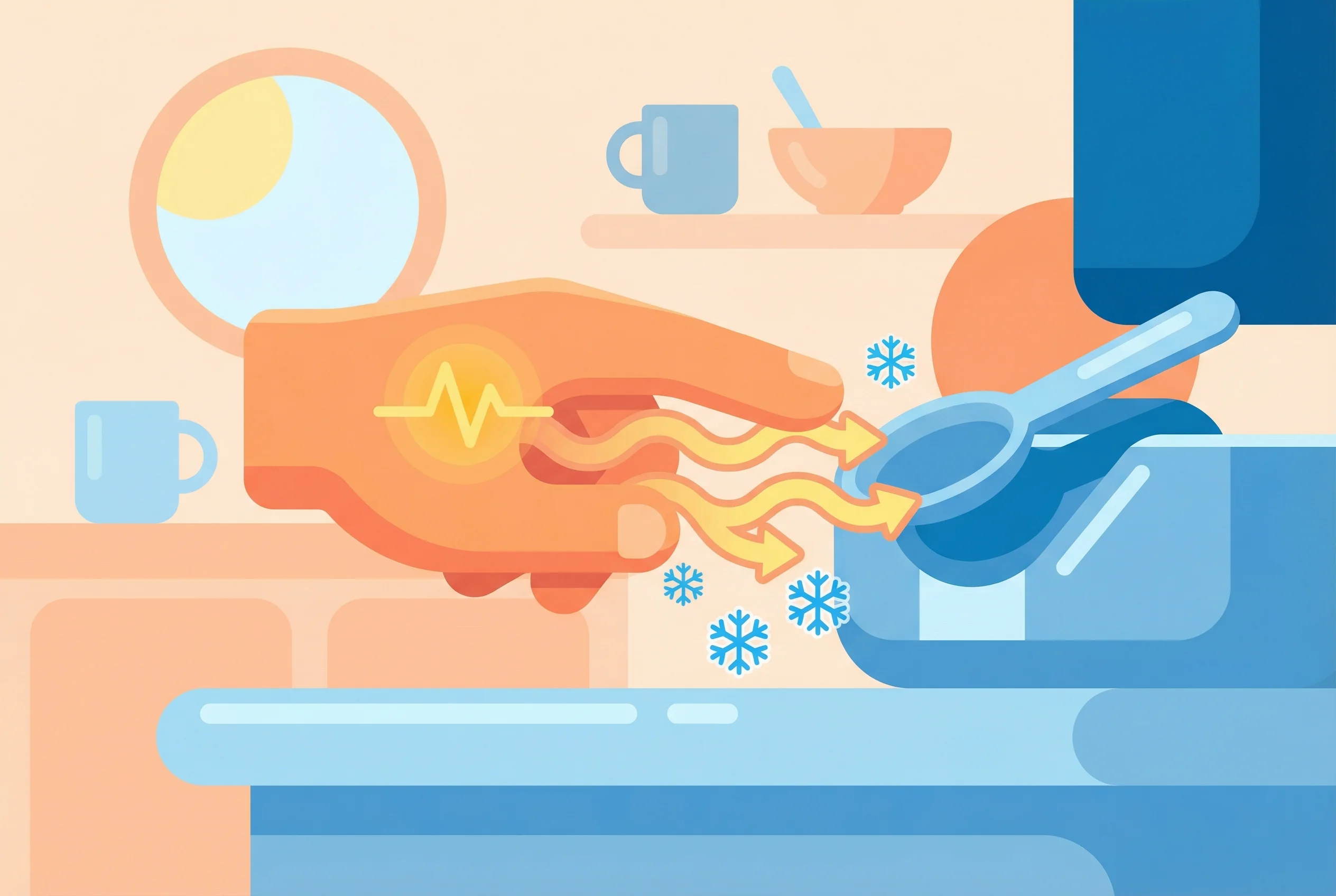 Why do some metals feel colder?