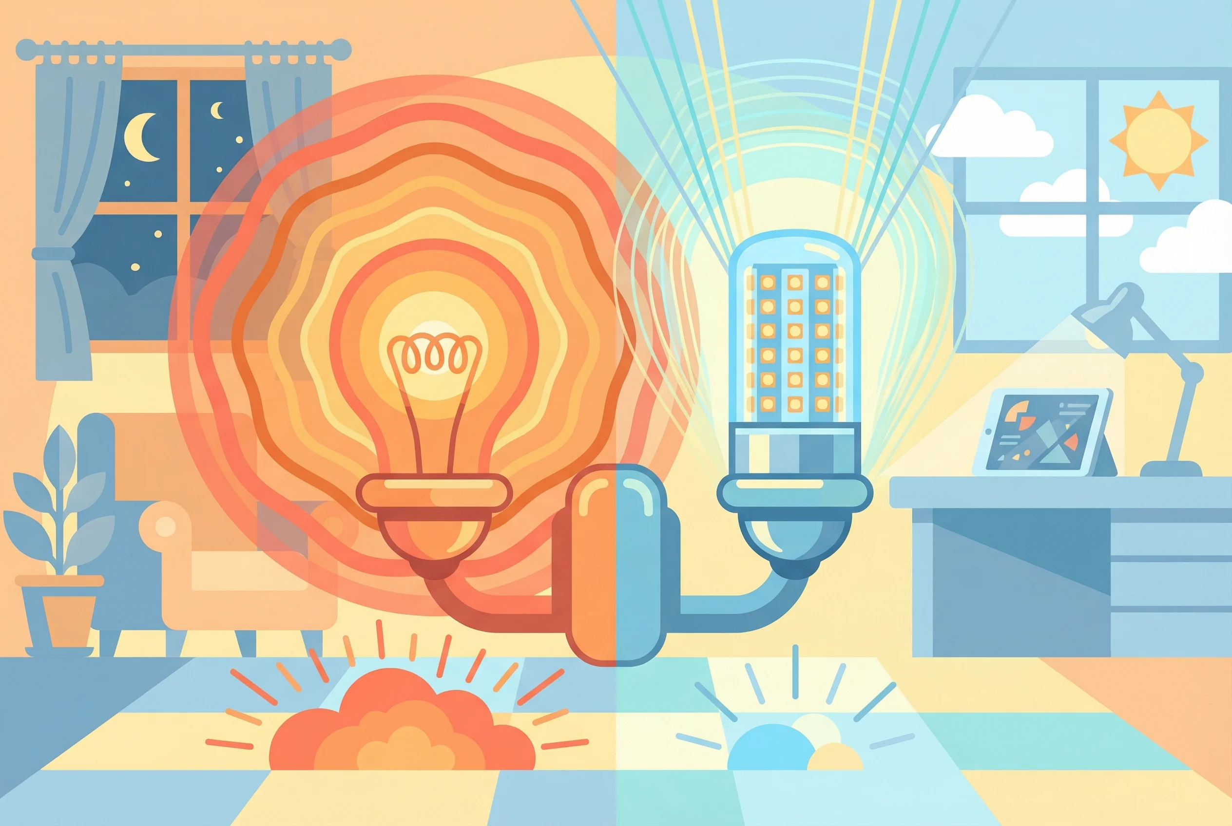 Why can cheap LED lights cause eye strain that old bulbs didn't?