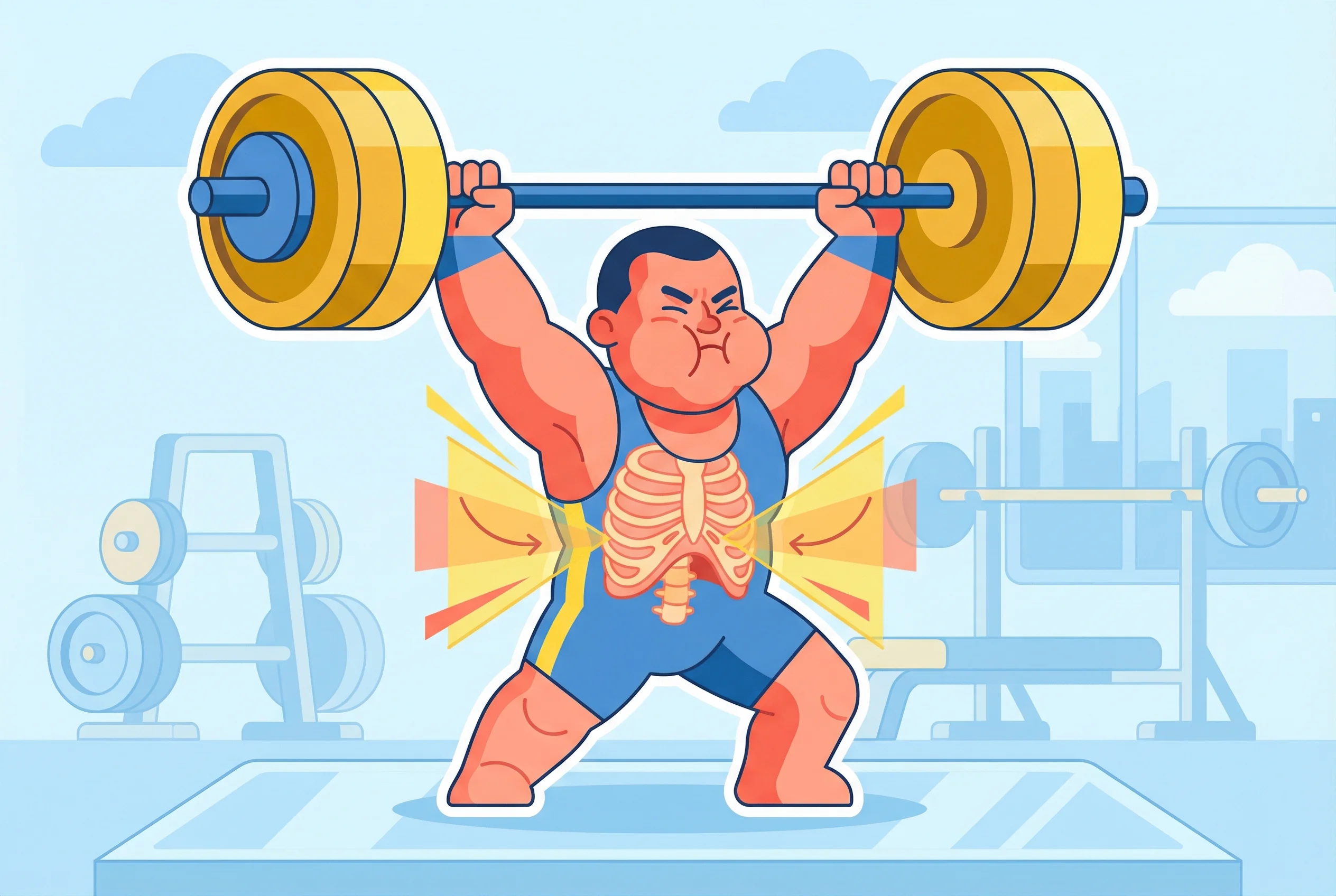 Why do weightlifters hold their breath?