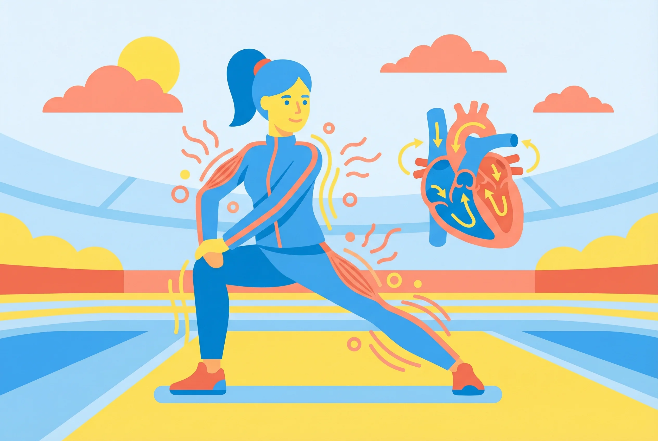Why do athletes need to warm up?