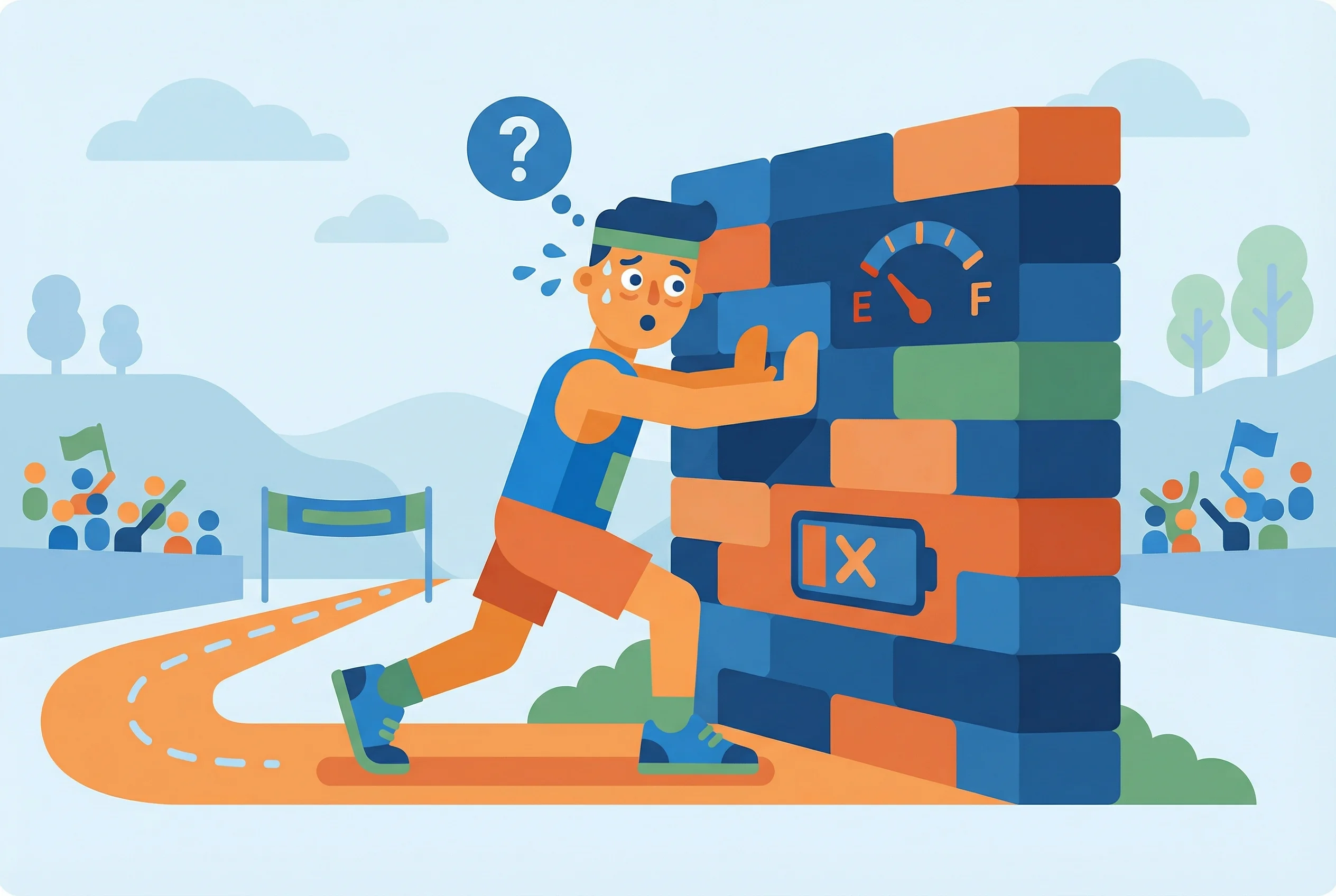 Why do runners hit the wall?
