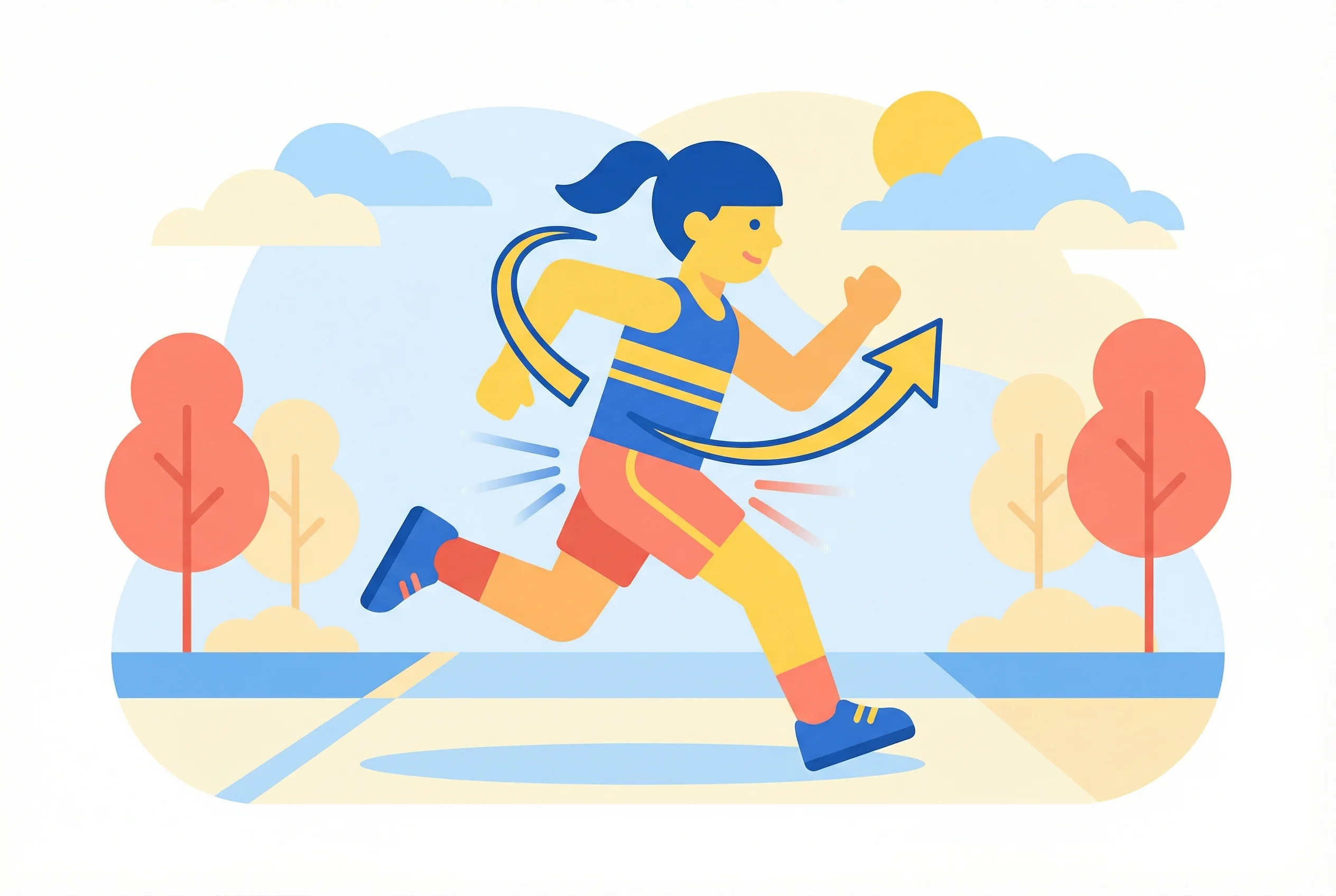 Why do runners swing their arms?