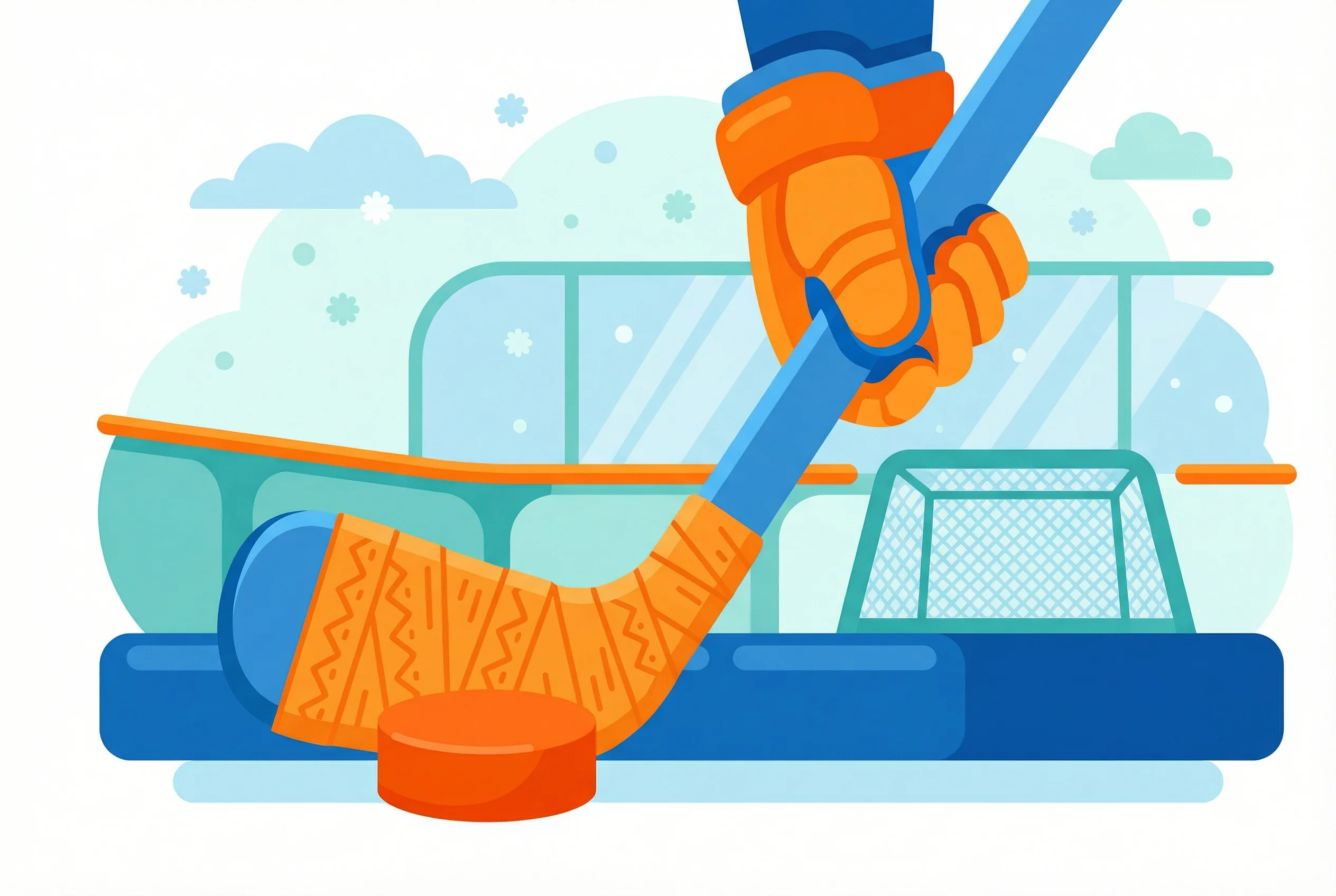 Why do hockey players tape their sticks?
