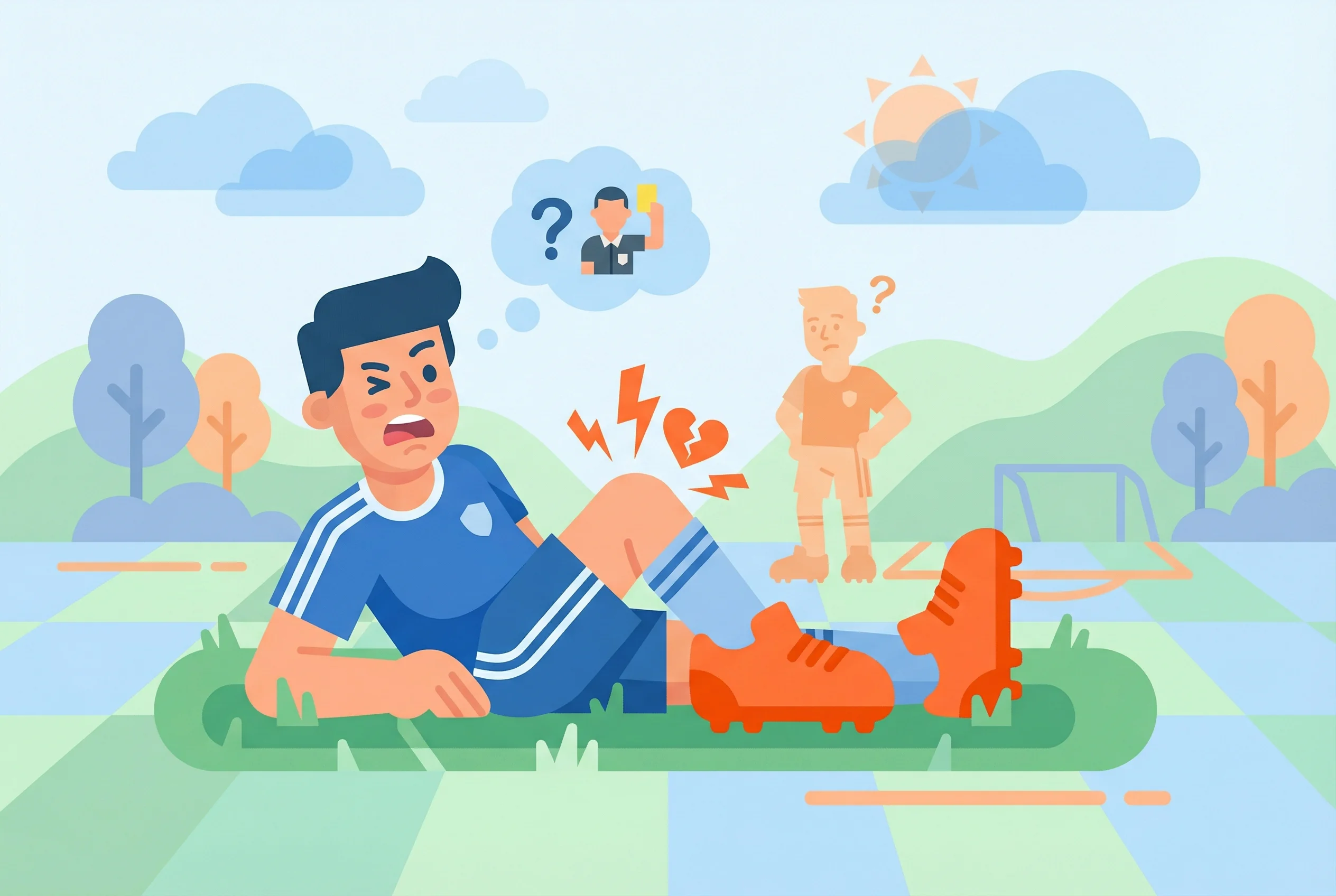 Why do soccer players fake injuries?