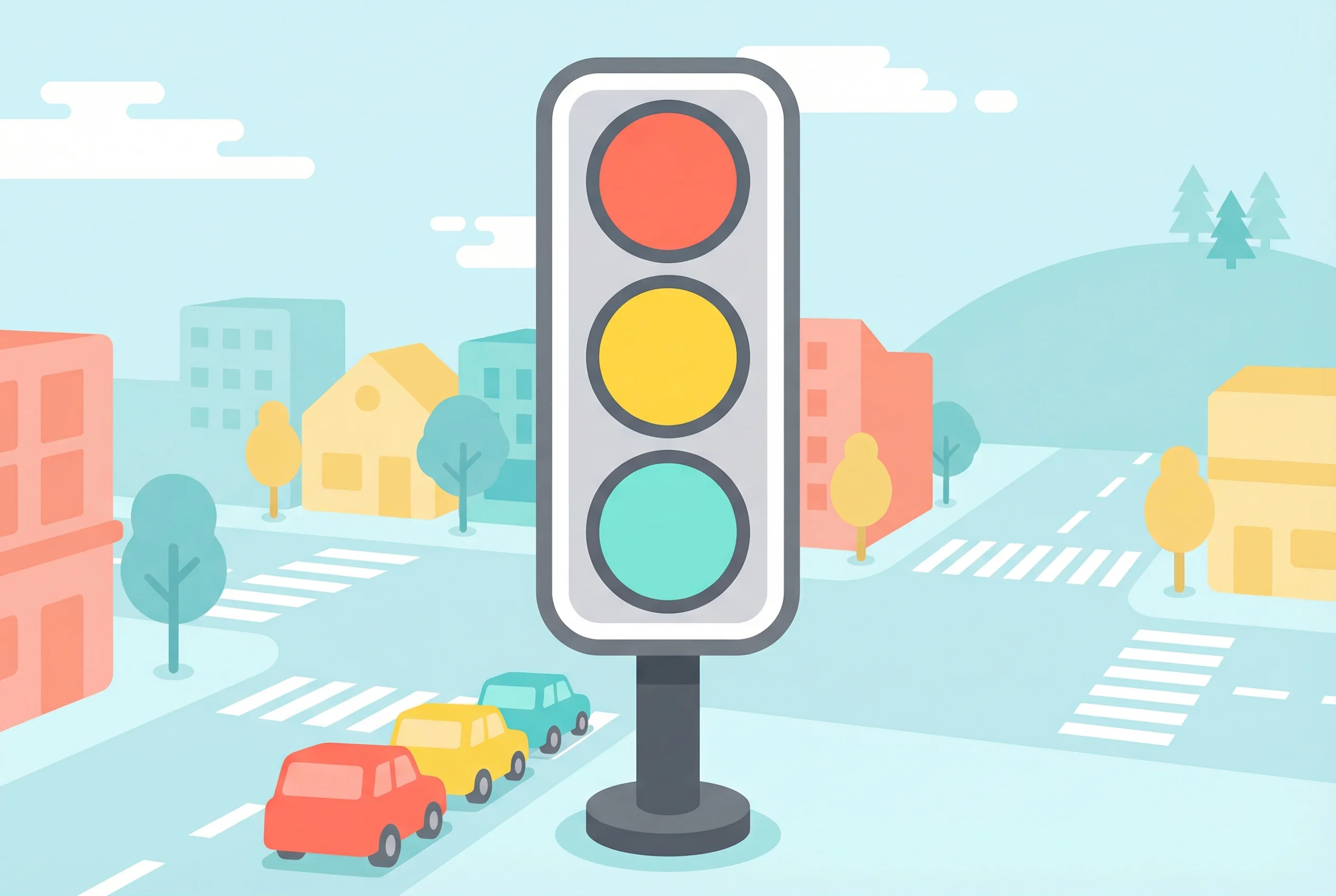 Why are traffic lights red, yellow, green?