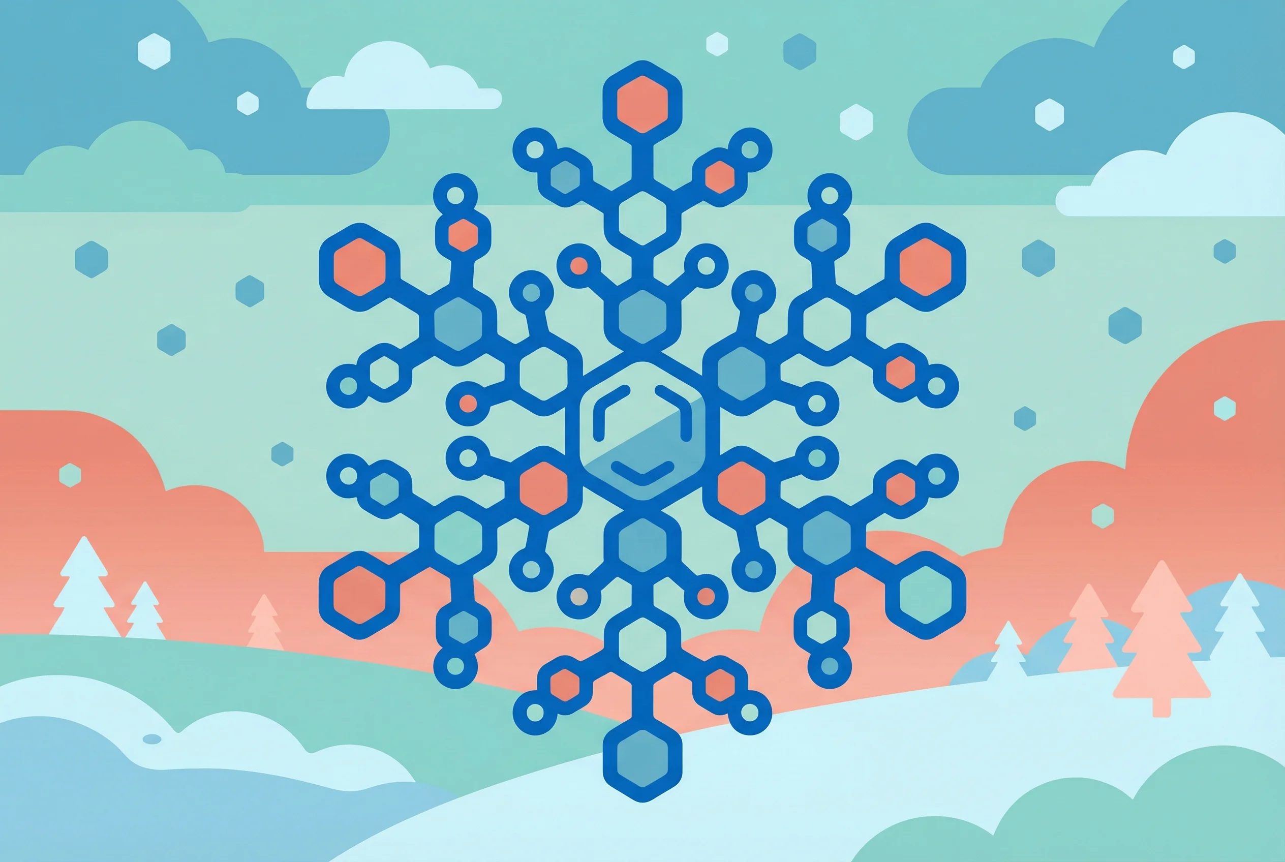 Why do snowflakes have six sides?