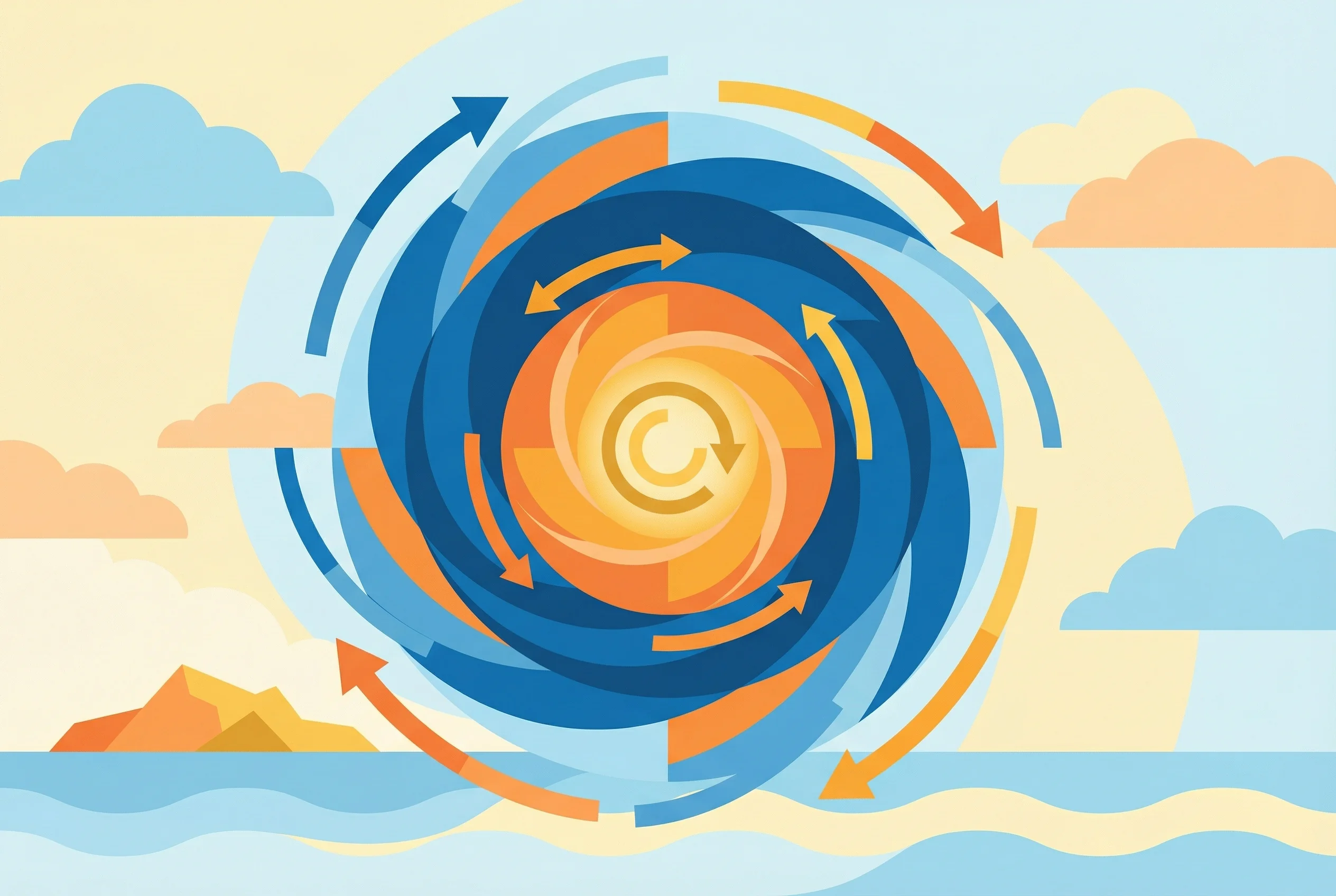 Why do hurricanes spin?