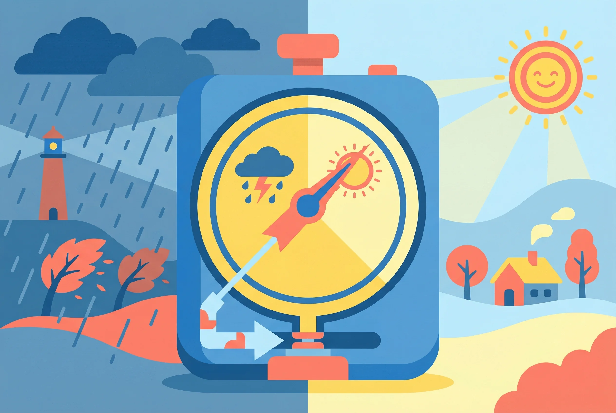 Why does barometer predict weather?